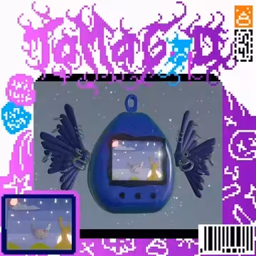  TamaGod - the Vengeance Baby - color: poison silver.GLB