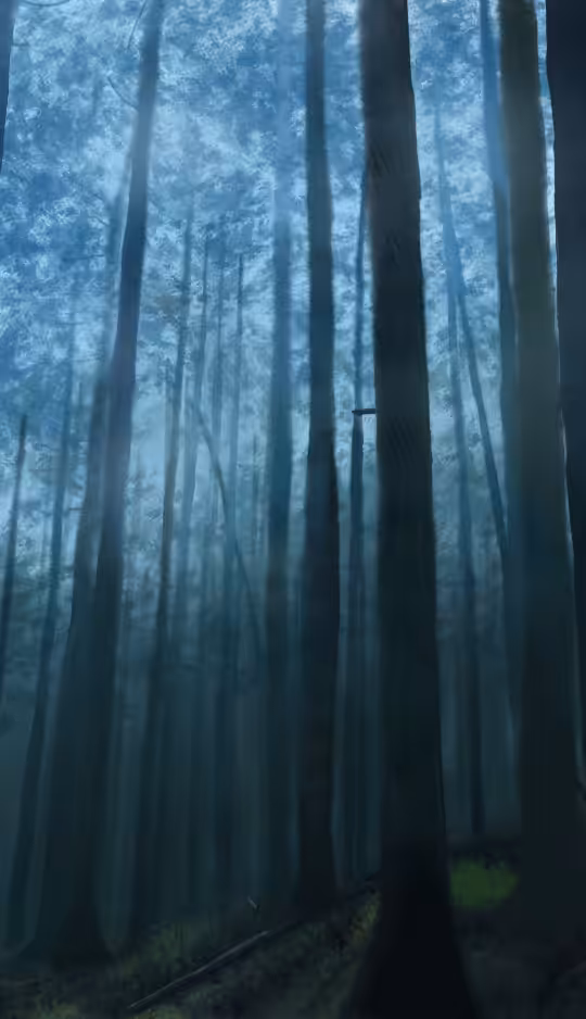 The silence of the forest
