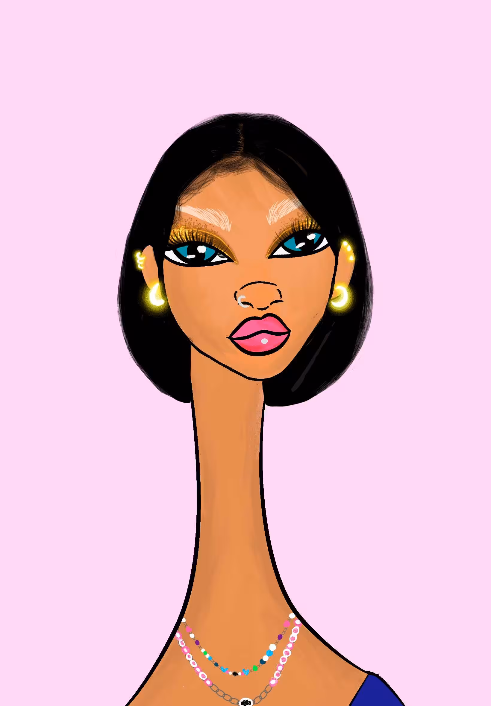 Long Neckie Ladies: Long Neckie Lady #2579