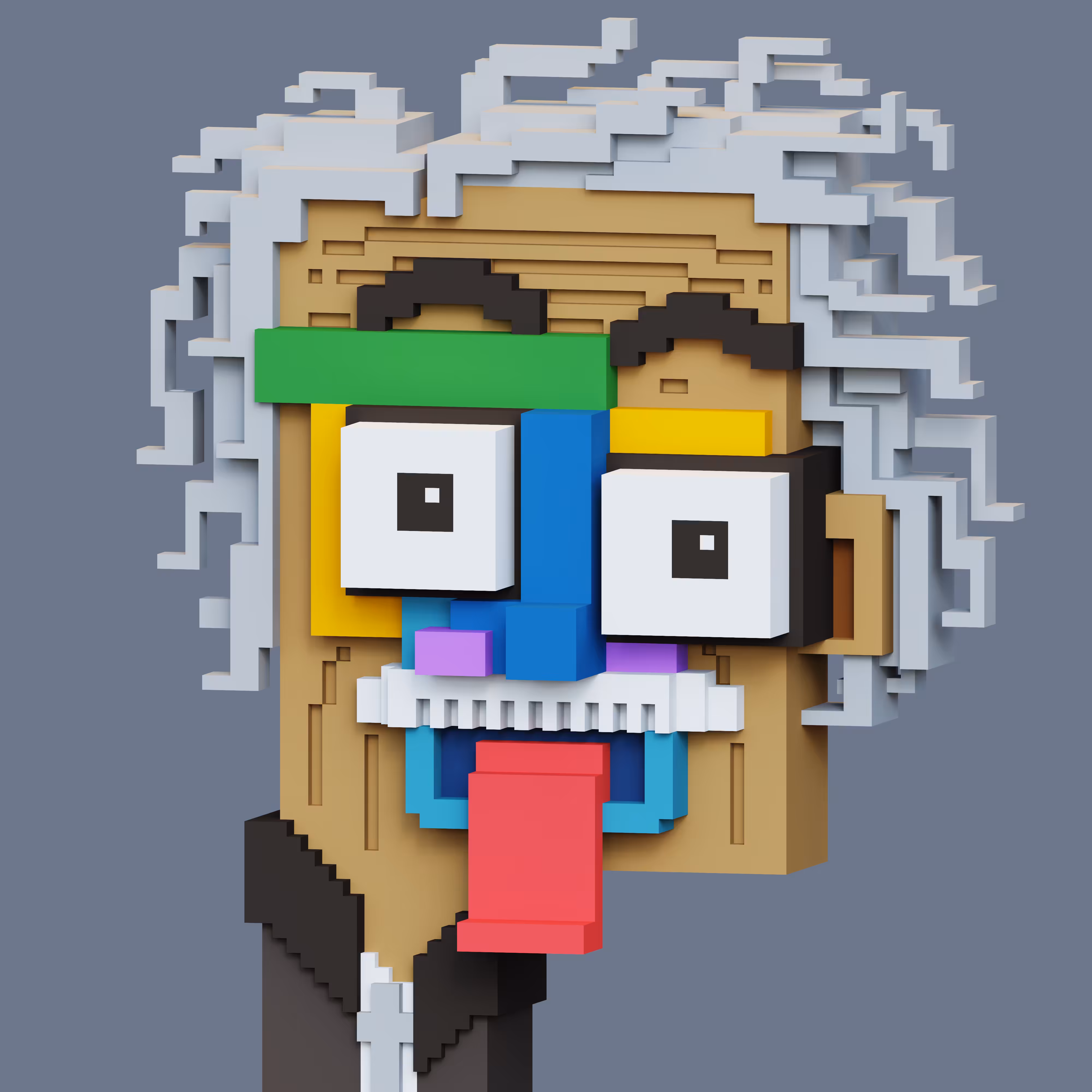 Pop Cubism Voxel 33