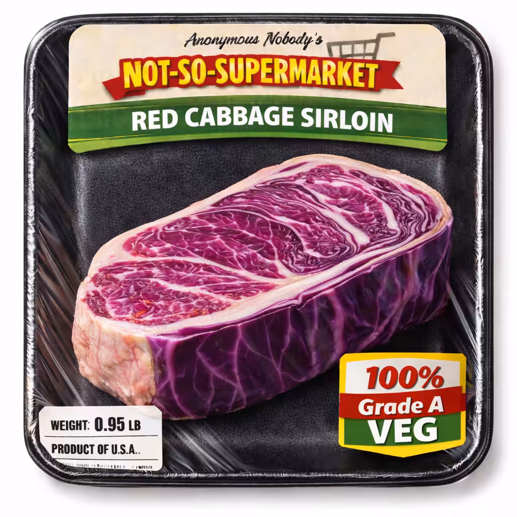 Anonymous Nobody’s Not-So-Supermarket: Red Cabbage Sirloin