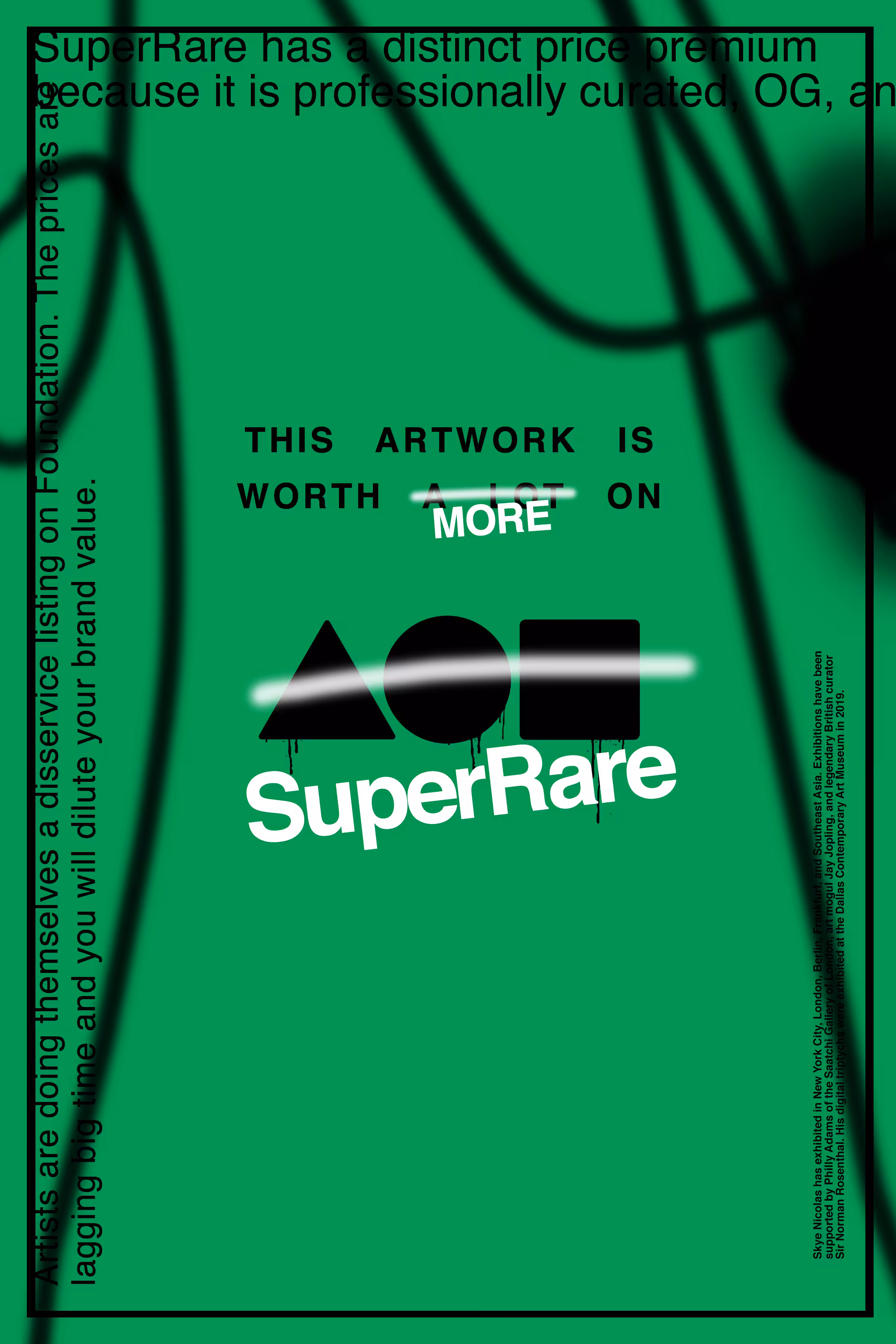 THIS ARTWORK IS WORTH MORE ON SUPERRARE [RGB/GREEN VARIANT EDITION]