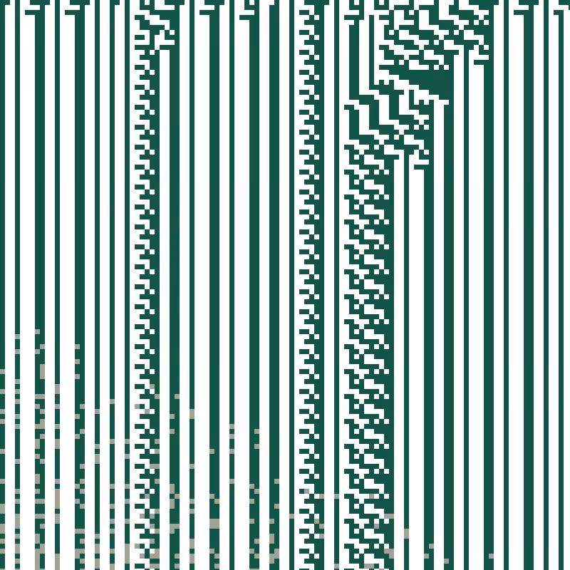 Colored Elementary Cellular Automaton #48