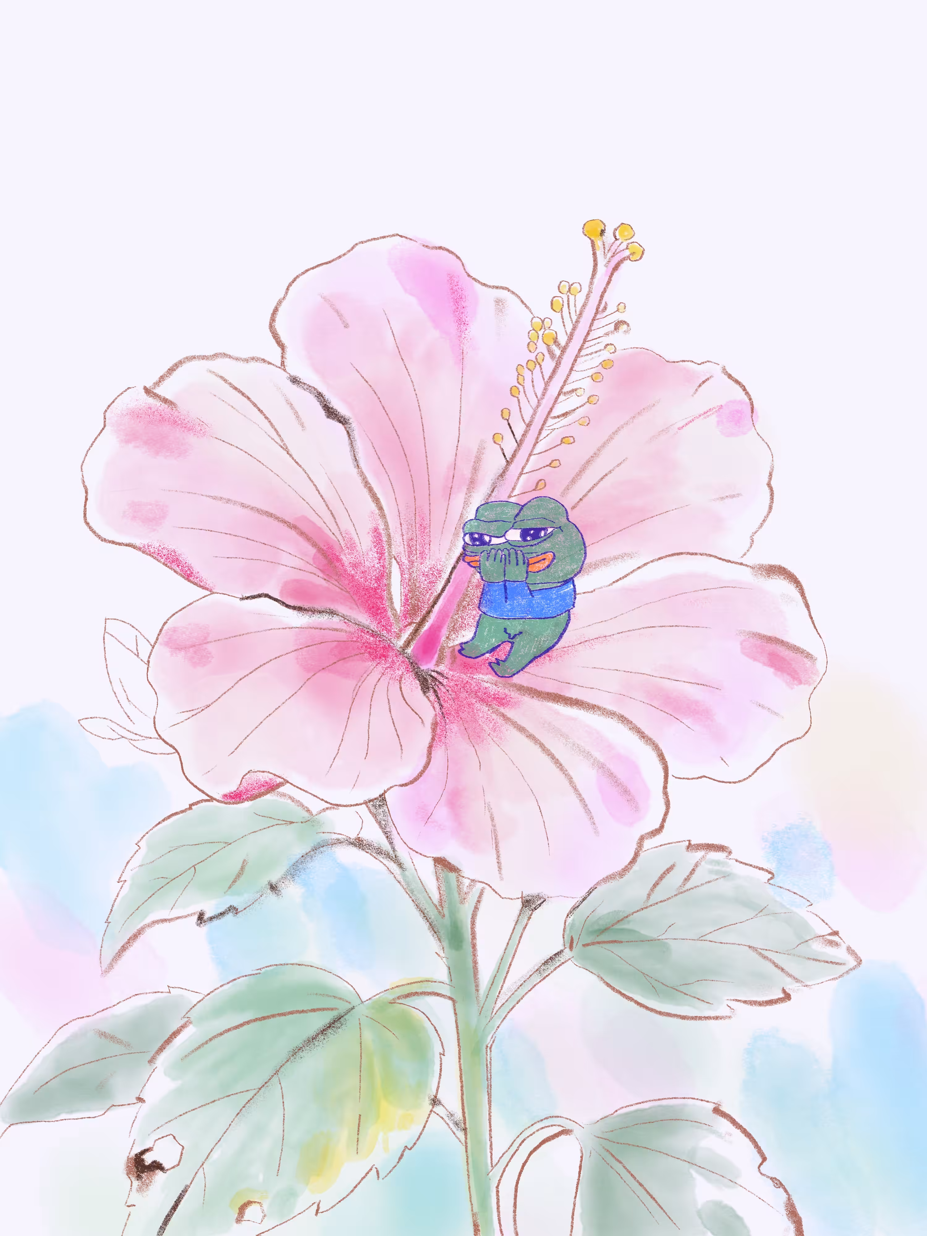 PEPE PINK FLOWER 05