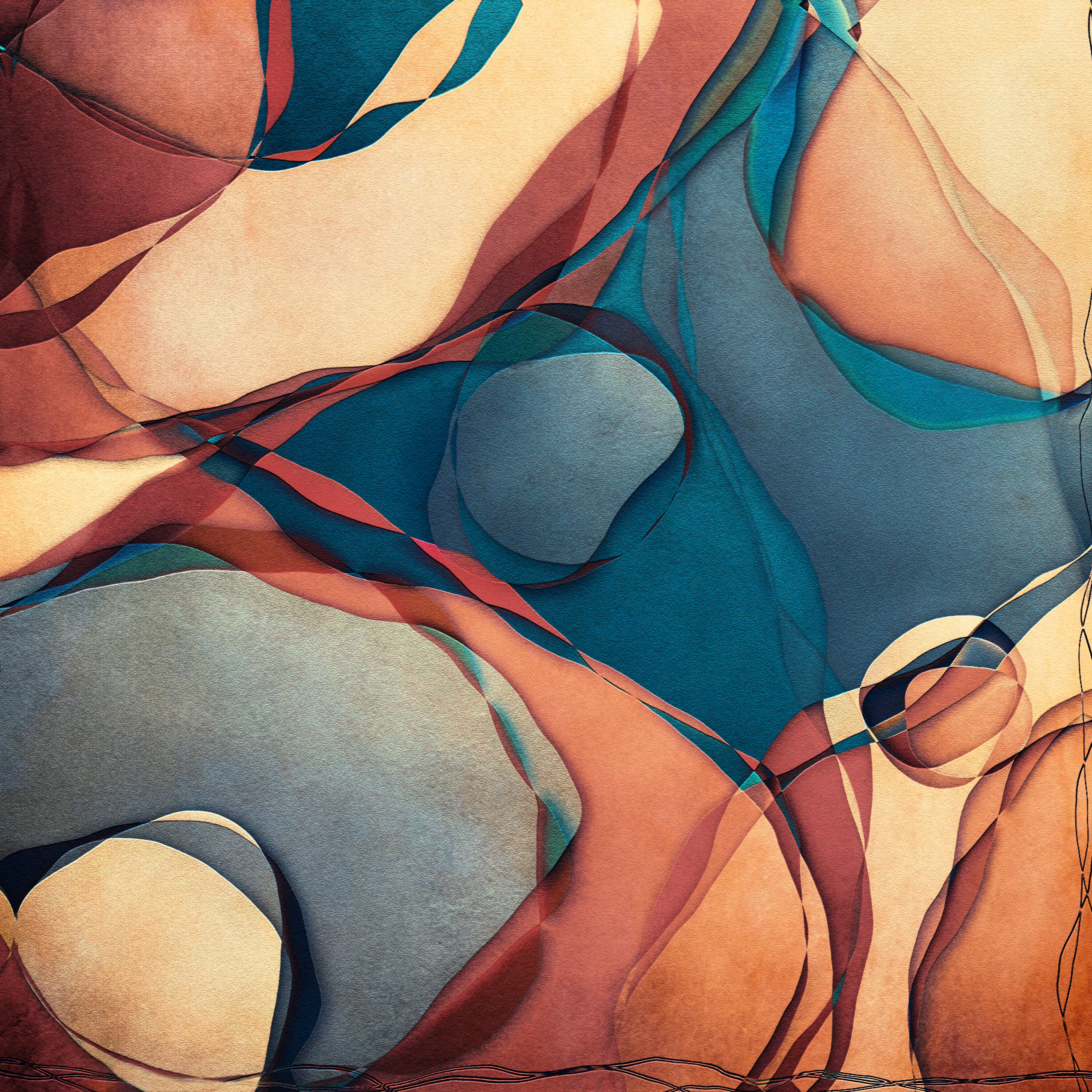 Deep in Thought: Koi II