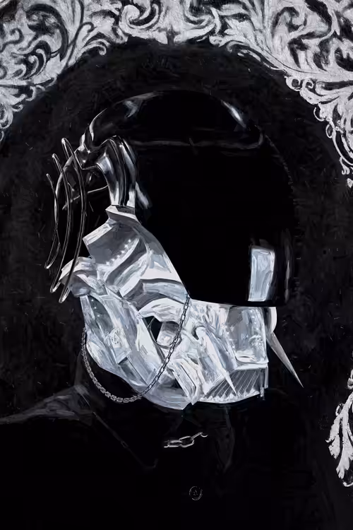 MLNDR - HIGH SOCIETY - OIL PAINTING
