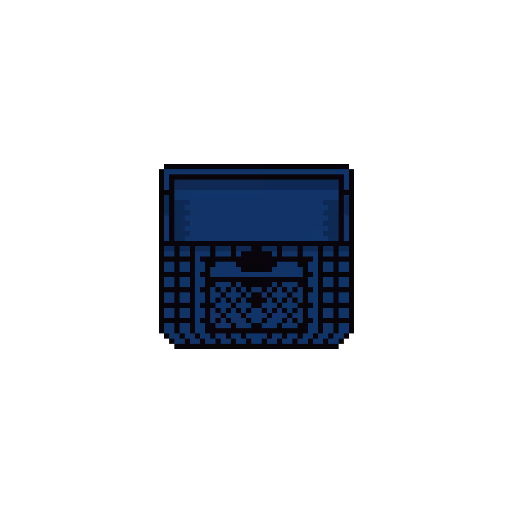 Vinyl Crate Dark Blue