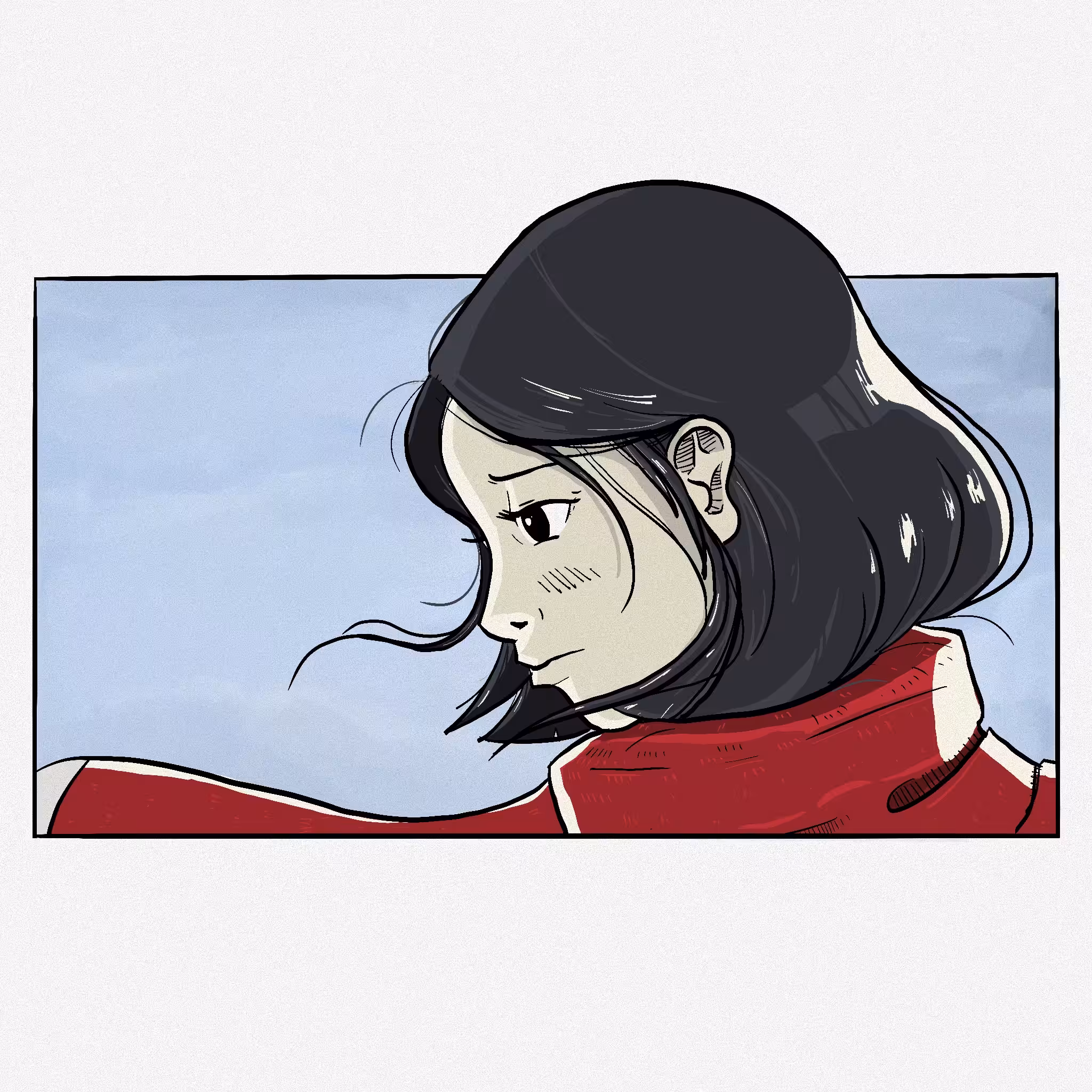The Girl With The Scarf