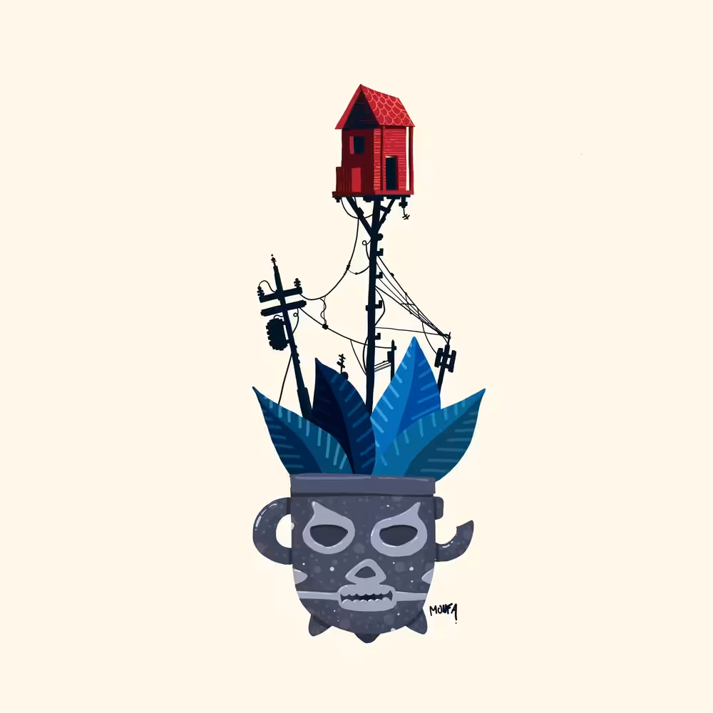 Mask Pot
