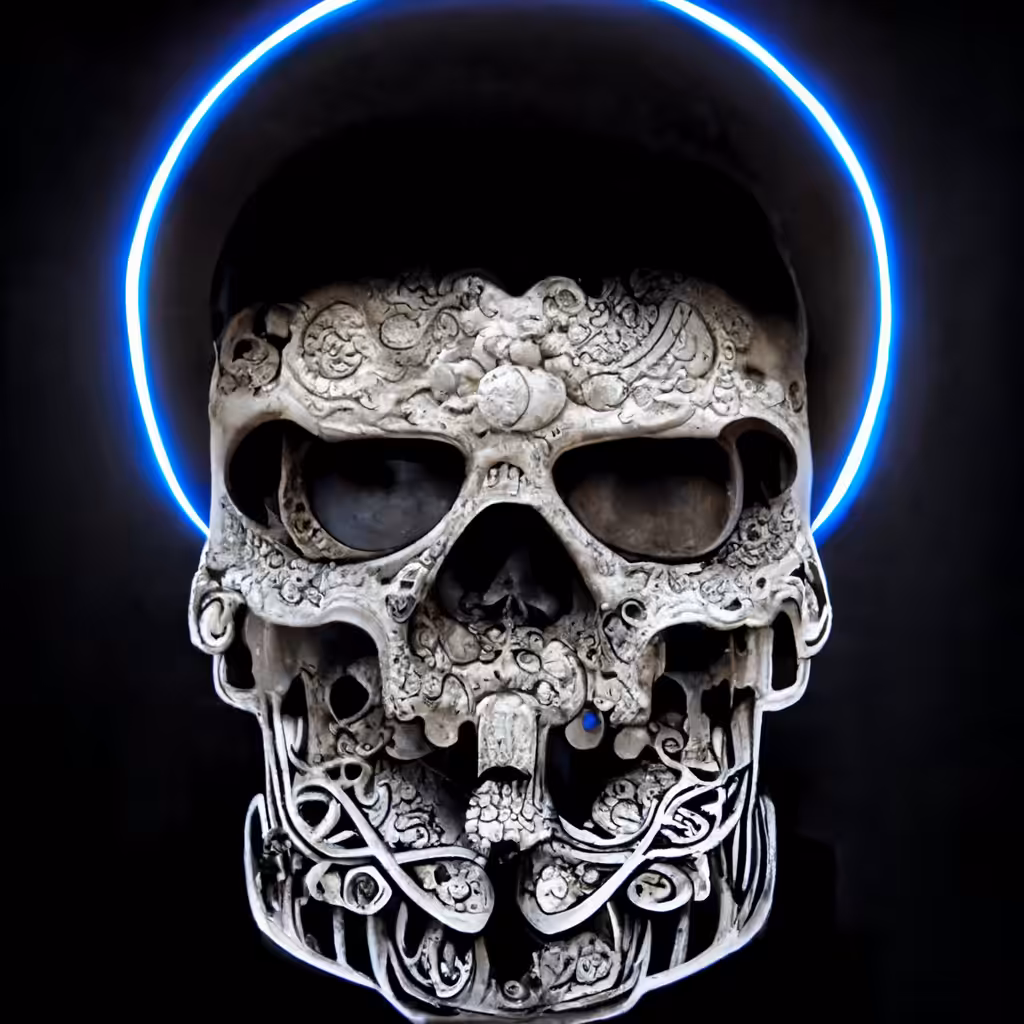Ancient Skull in the Sky