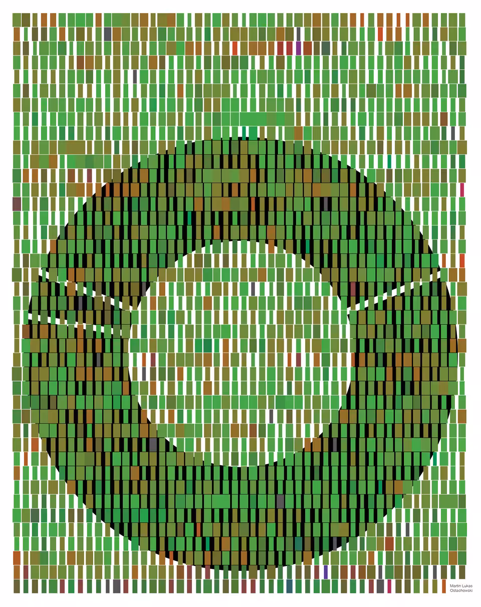 Seed Phrase Words Visualization RGBVCS White Edition