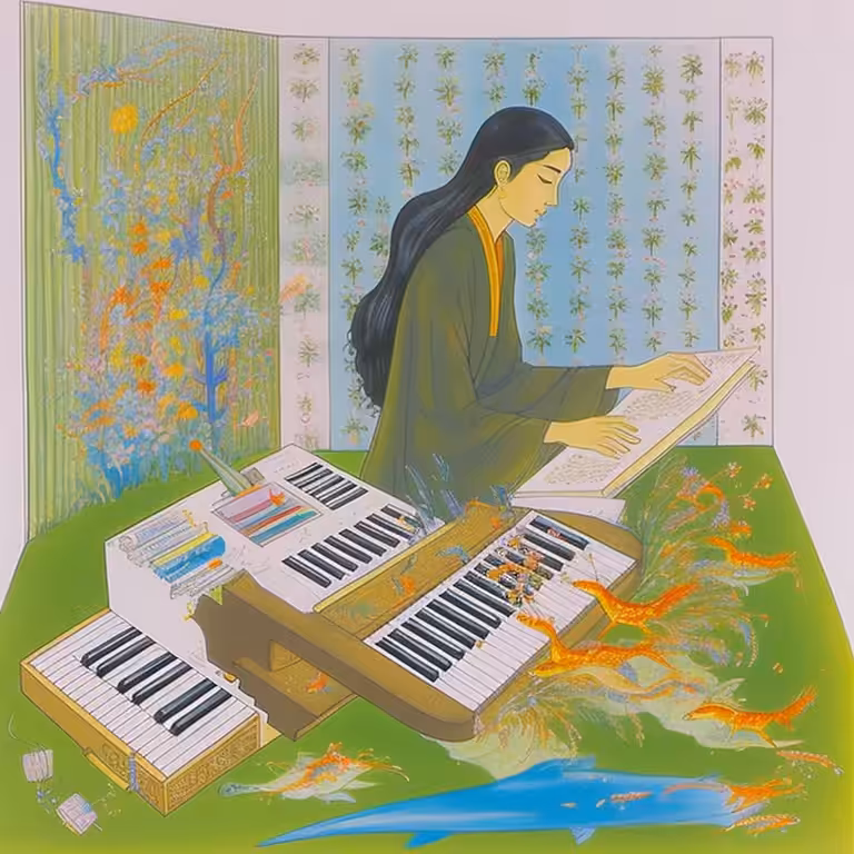 ( ̄▽ ̄)/♫•*¨*•.¸¸♪ 植物とともに呼吸し、スクロールする音楽
