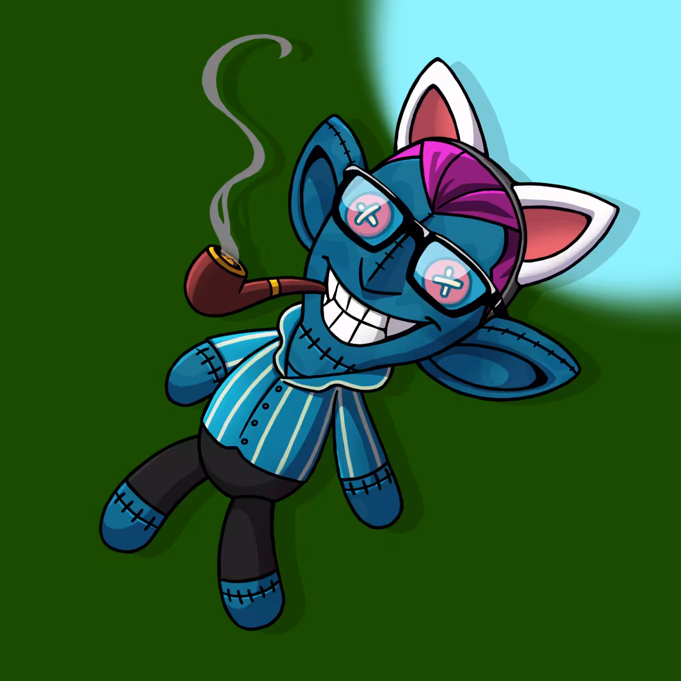 #2926 Sneaky Vampire Teddy