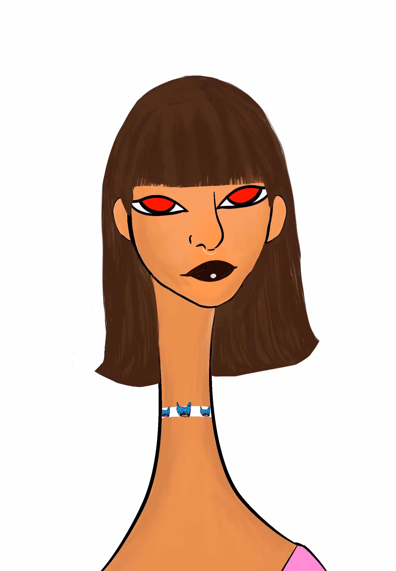Long Neckie Ladies: Long Neckie Lady #67