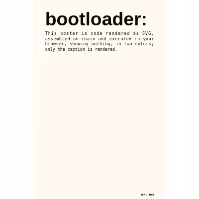 bootloader: selfie #107