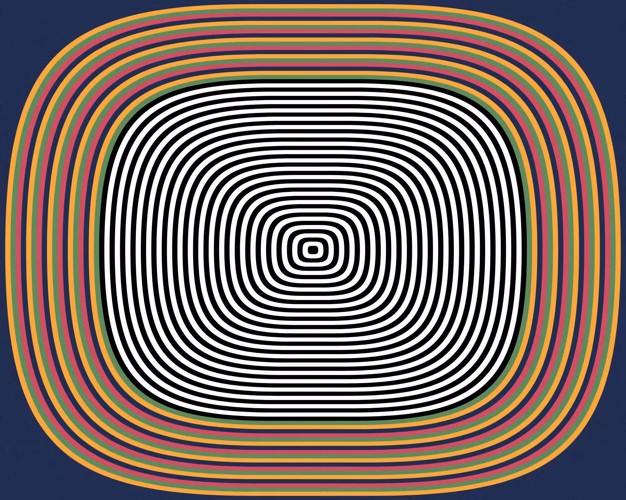 Alternating bands of color #155