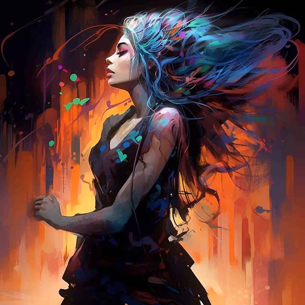 🌈 “The Girl of Colors”