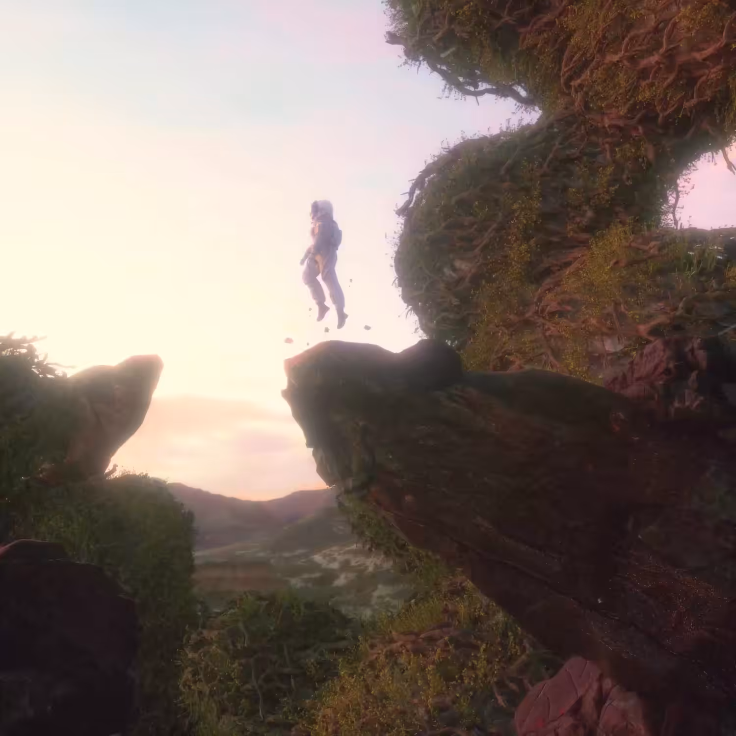 The freefall to grace.
