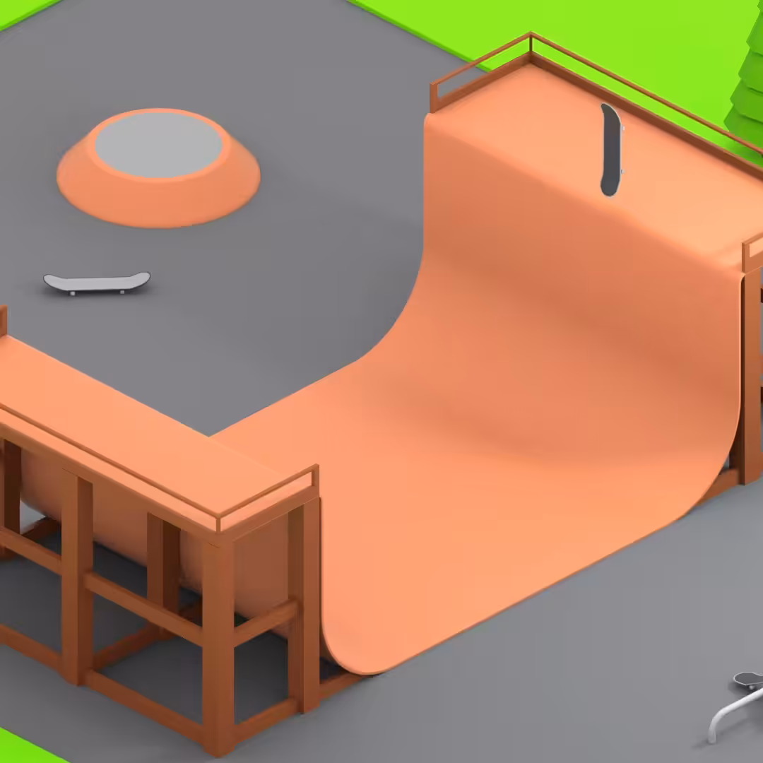 skateboard animation