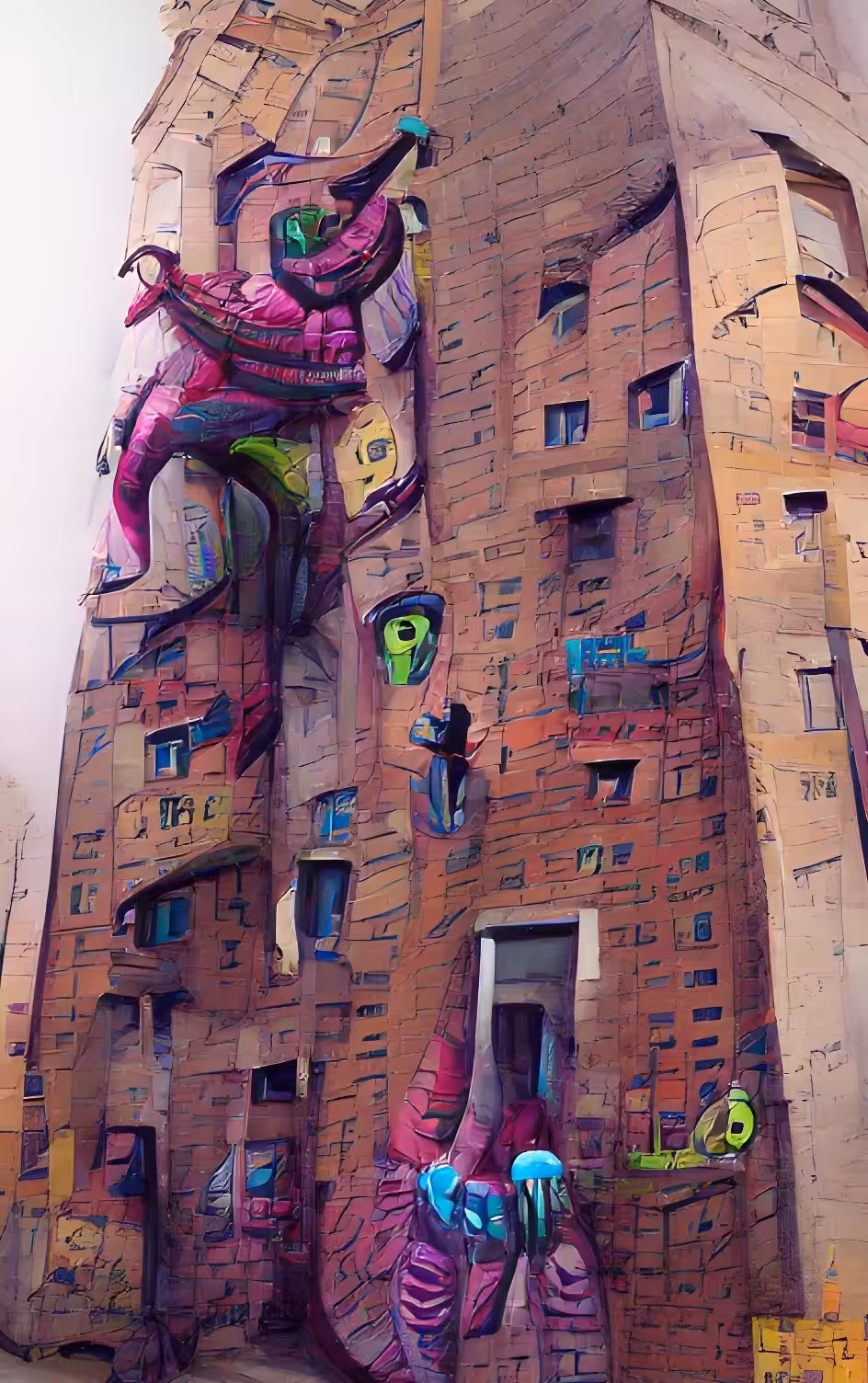 Graffiti Critter Climb No. 3