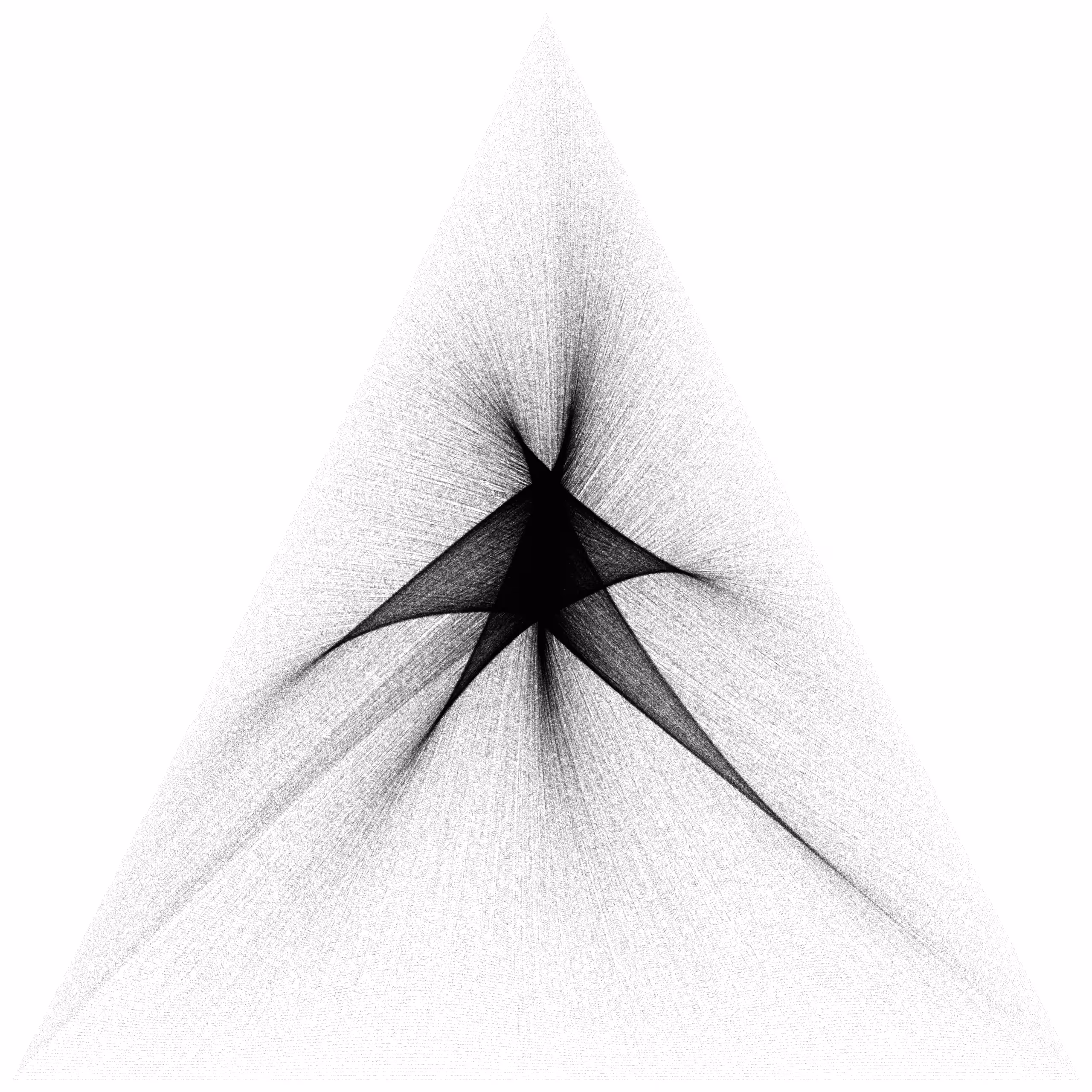 Generative ART - Black Strokes - Black Hole - Coding