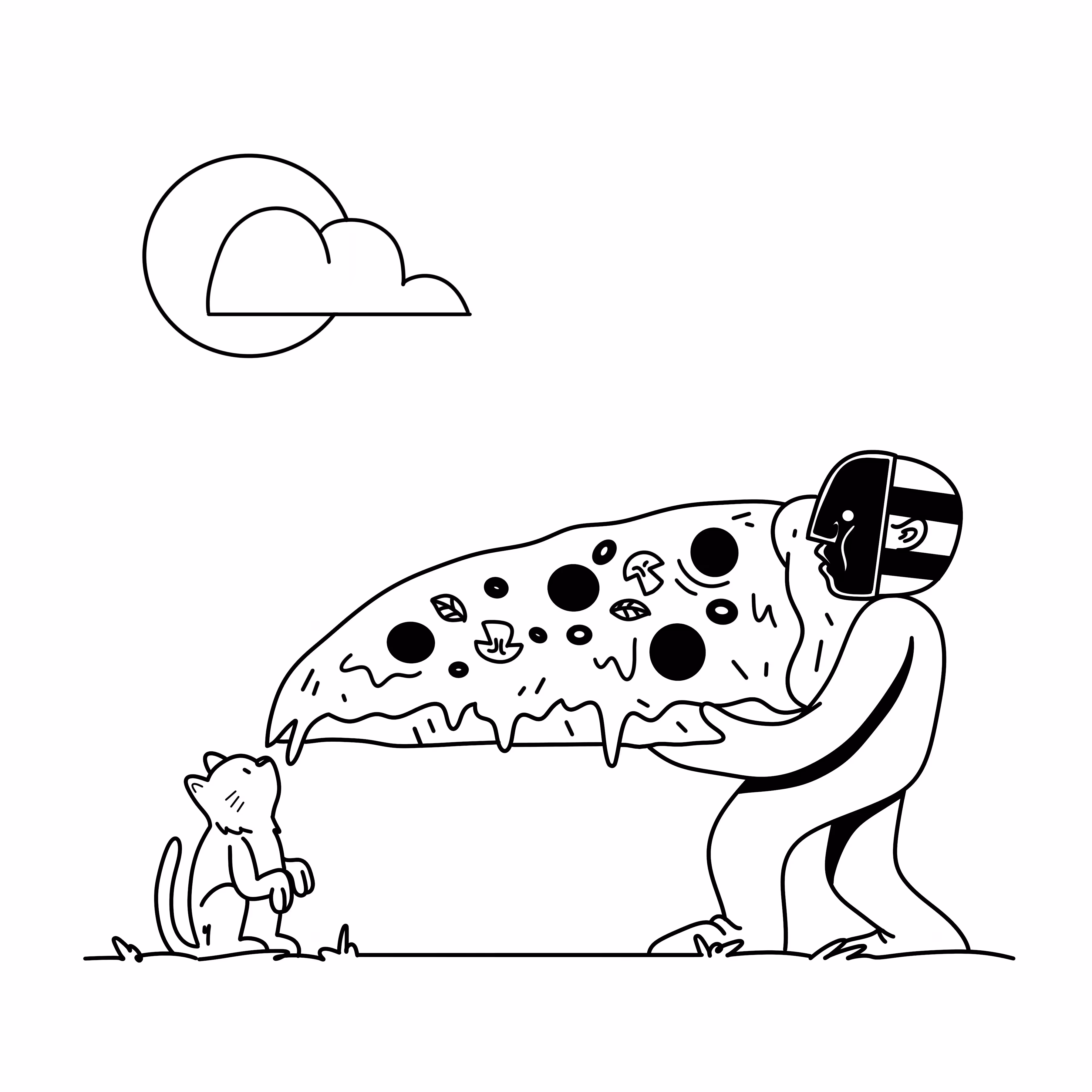 a slice for two