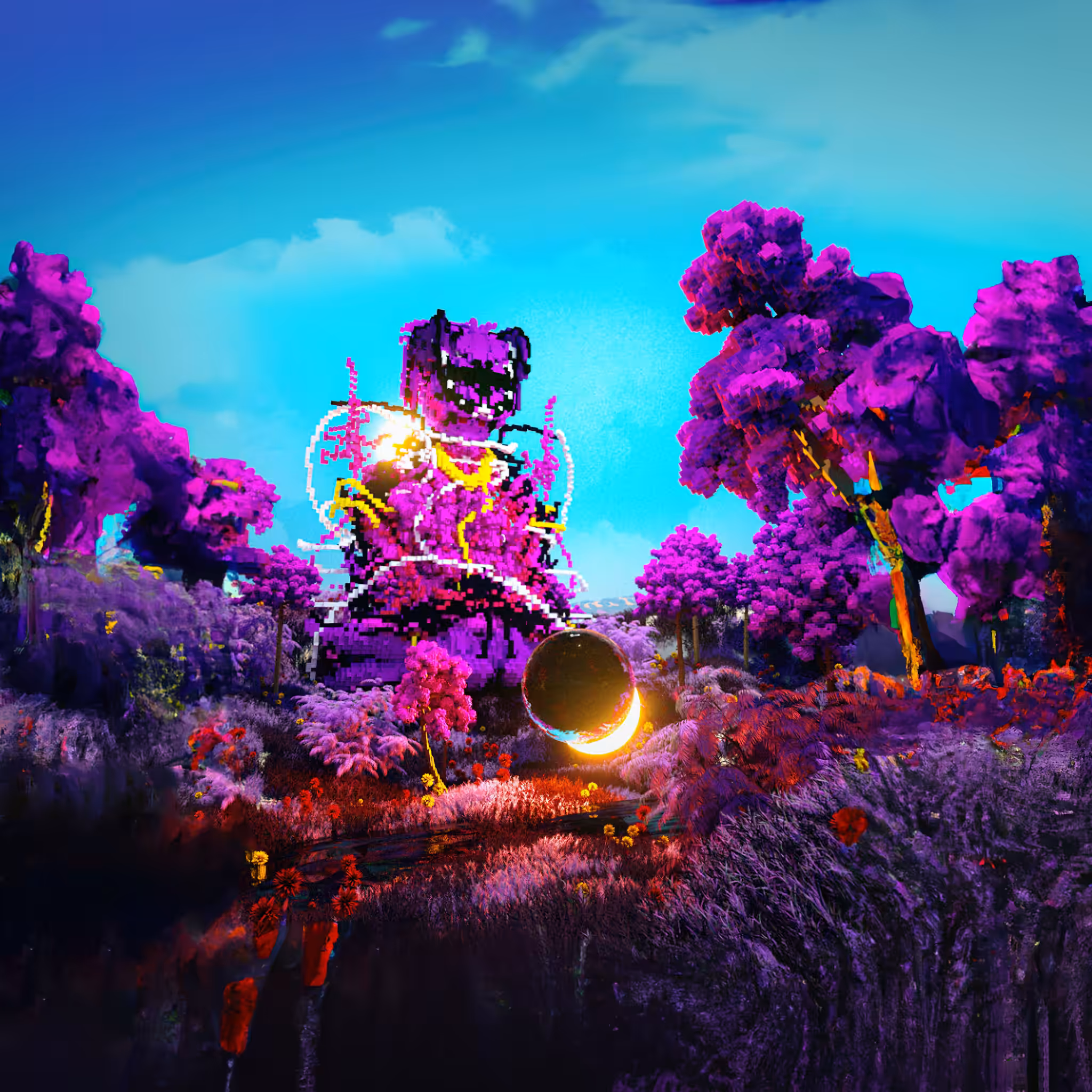 God of Art at Purple Valley