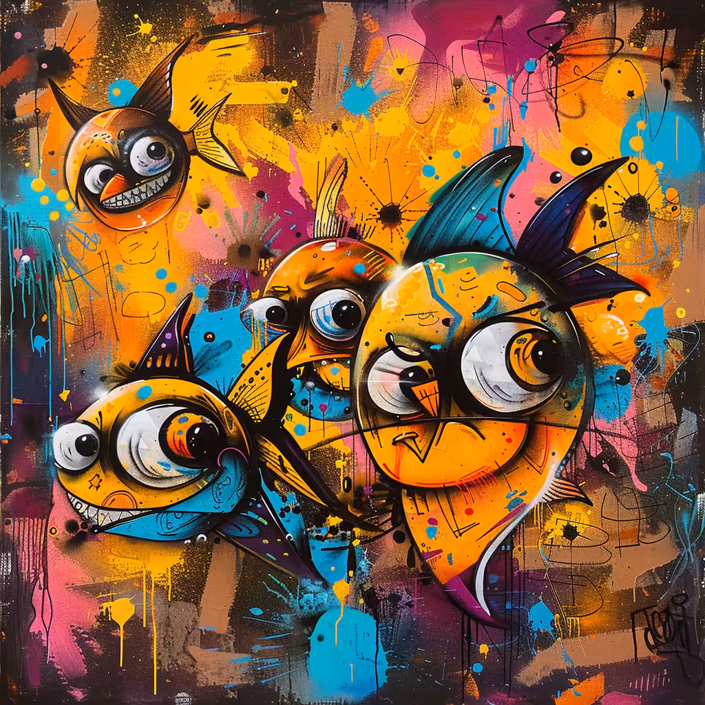 Street Art: Fish Gang