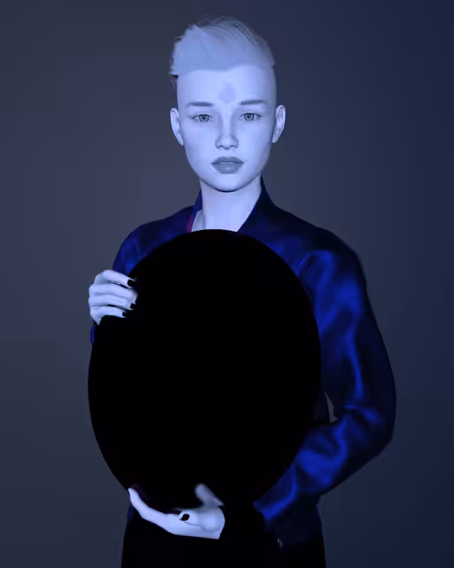 Self-Portrait with Parallel Mirror