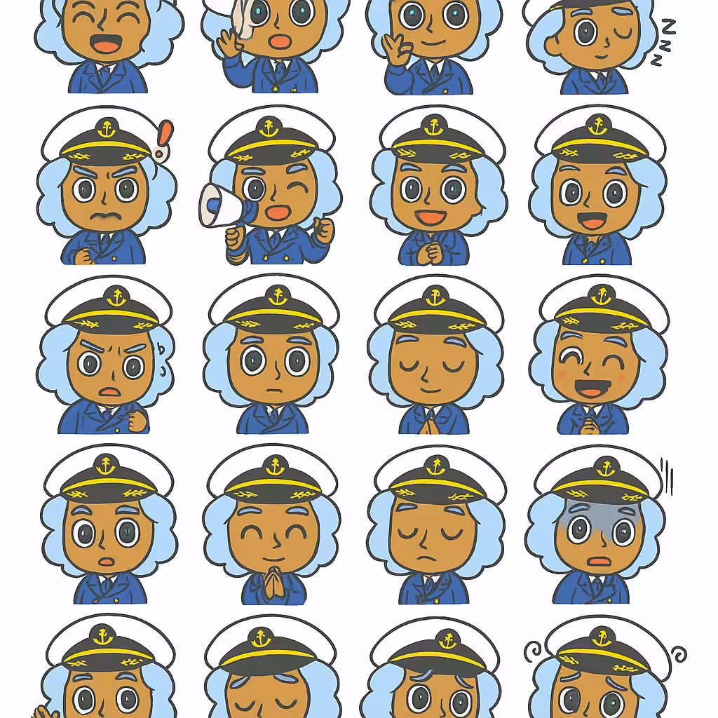 Daikoukai Age: #072 チャットスタンプ / Chat Stickers