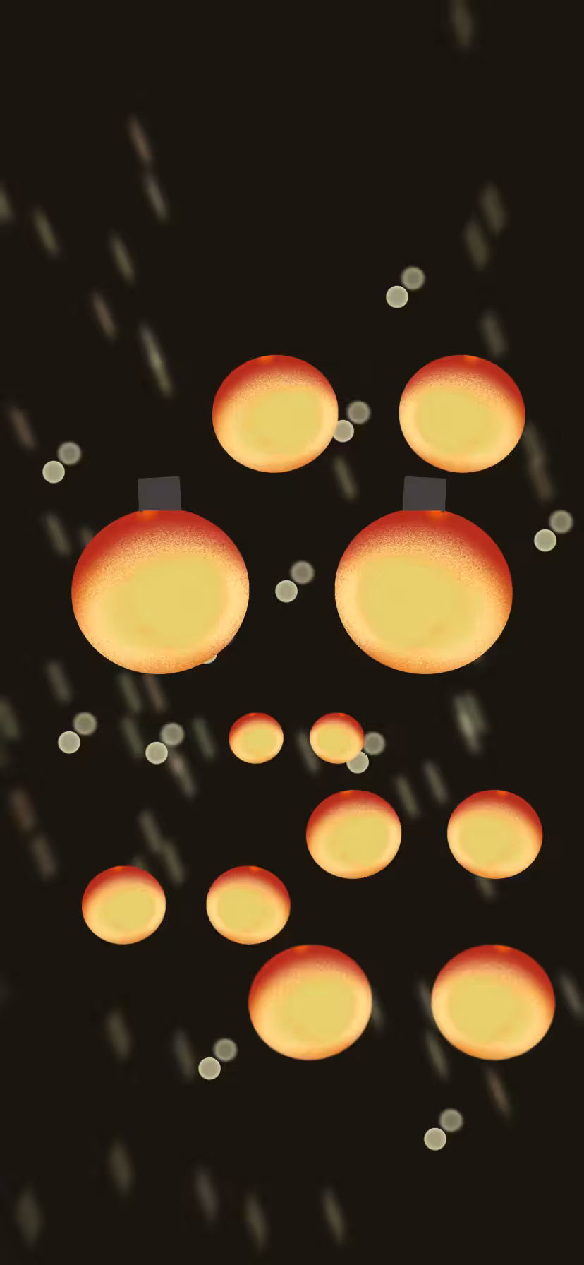 Rainy red lanterns sight