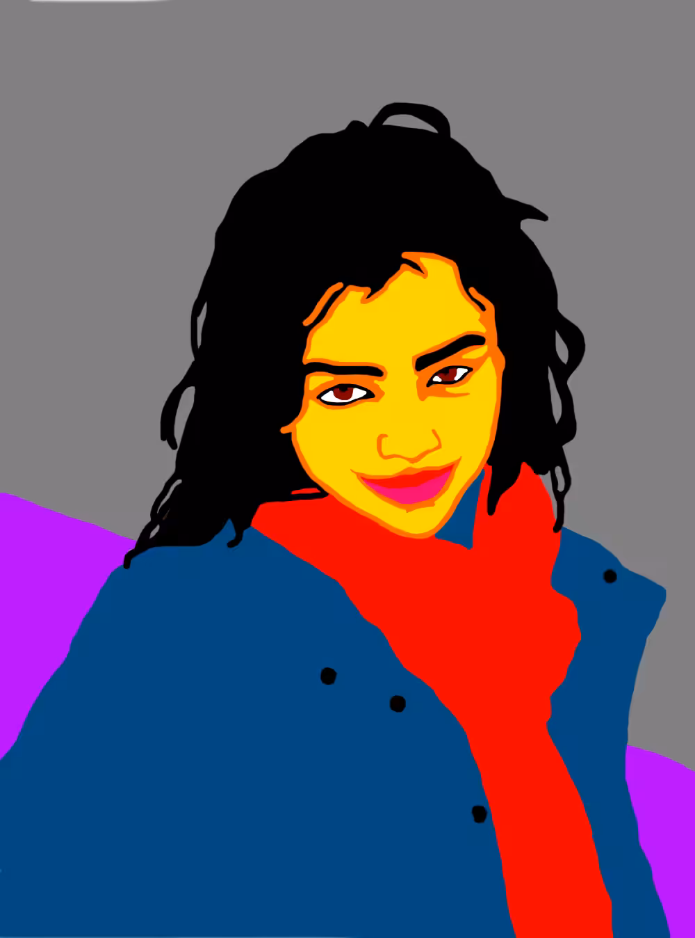 L'Hommage à MIRO, Les 3 Couleurs