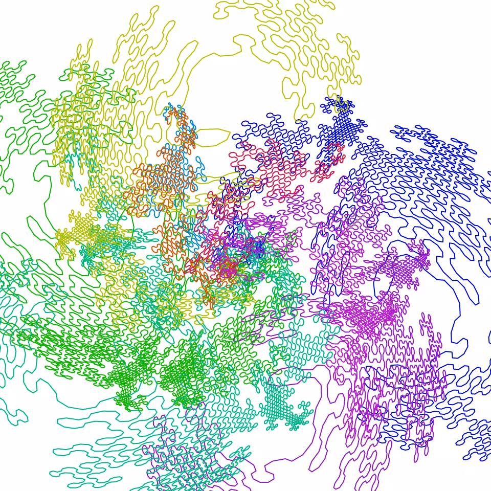 Dragon Curve Vortex #20