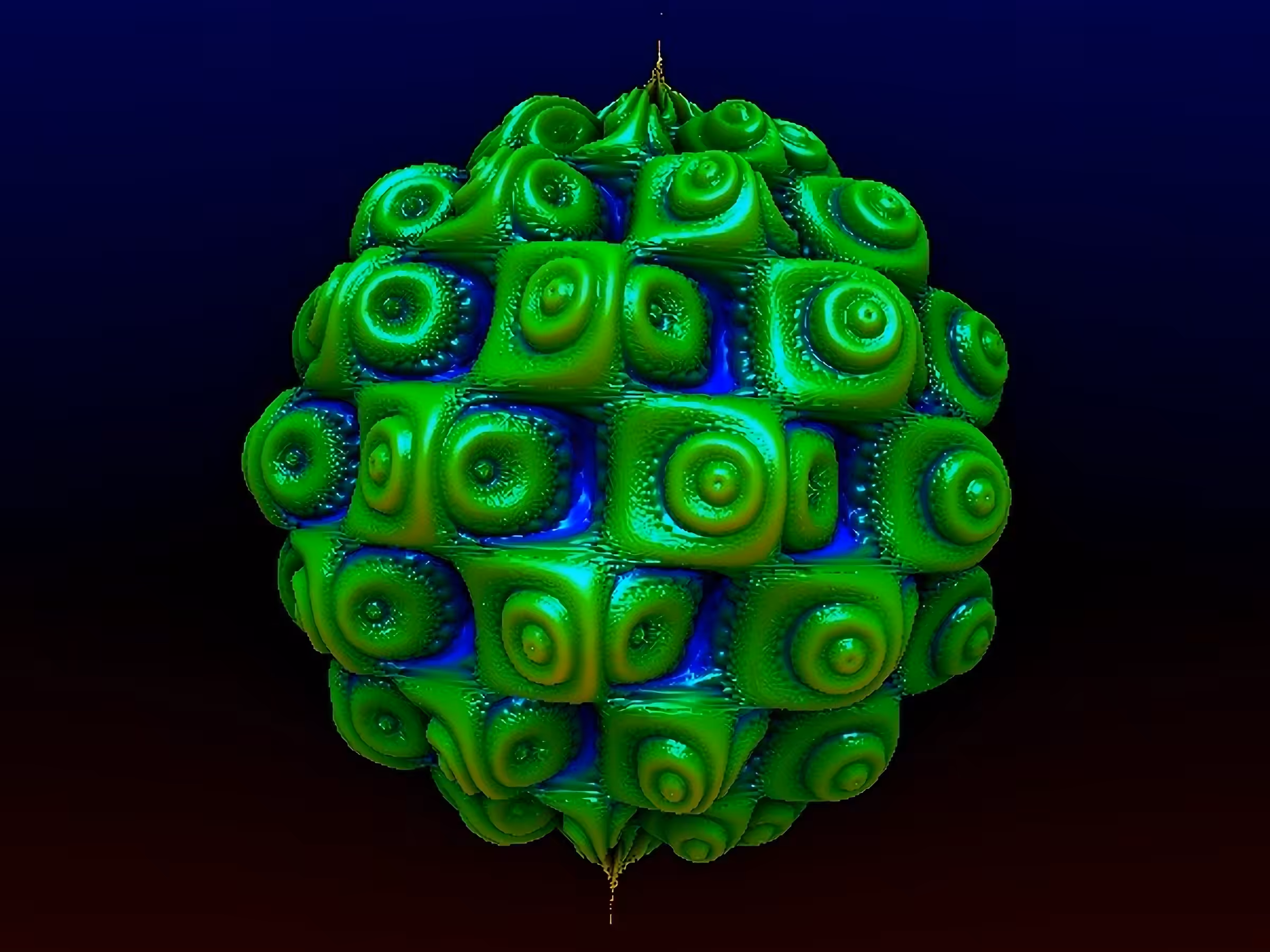 3D Fractal Series - #14 - Spore