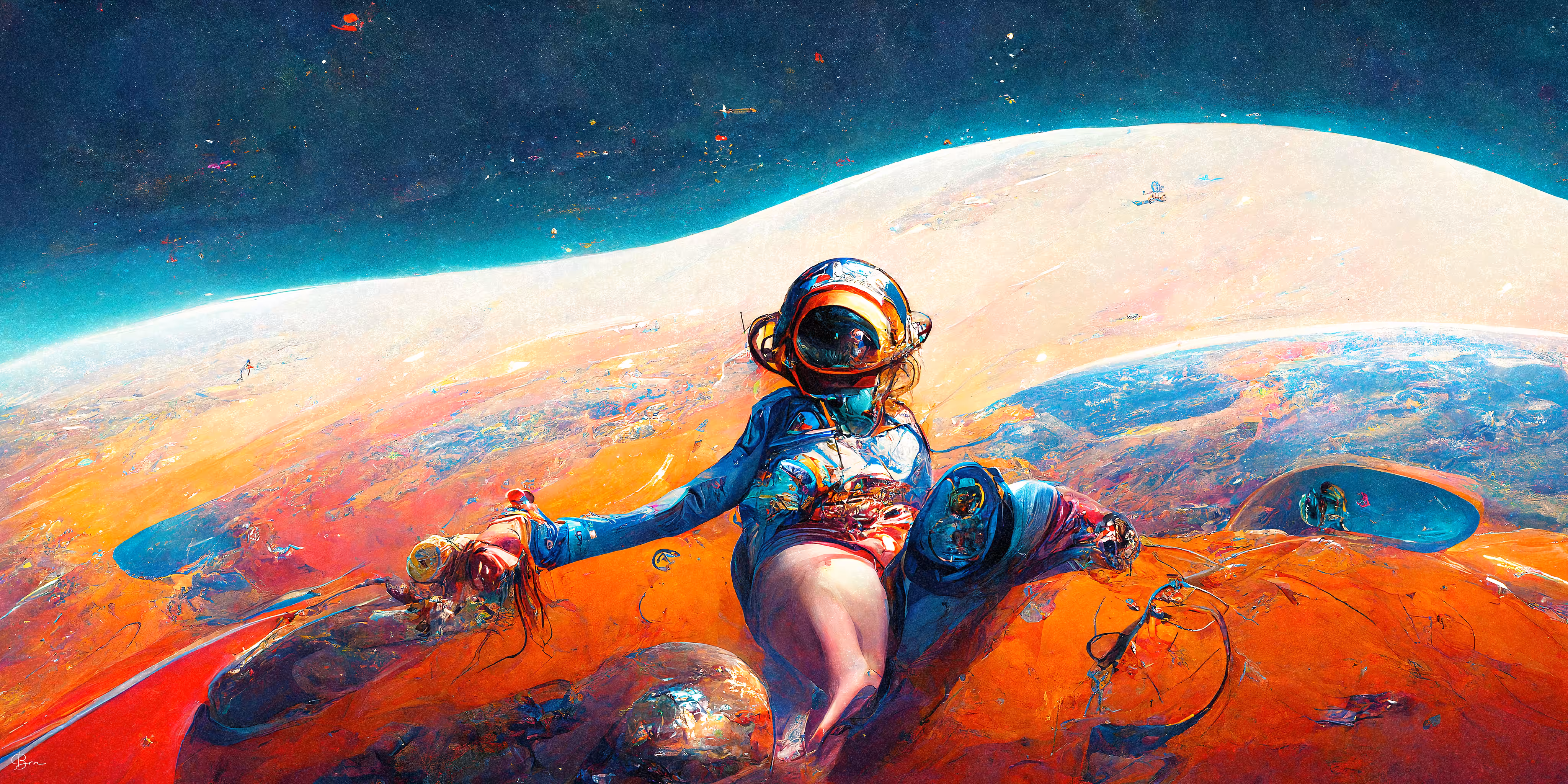 Riding the Space Ocean