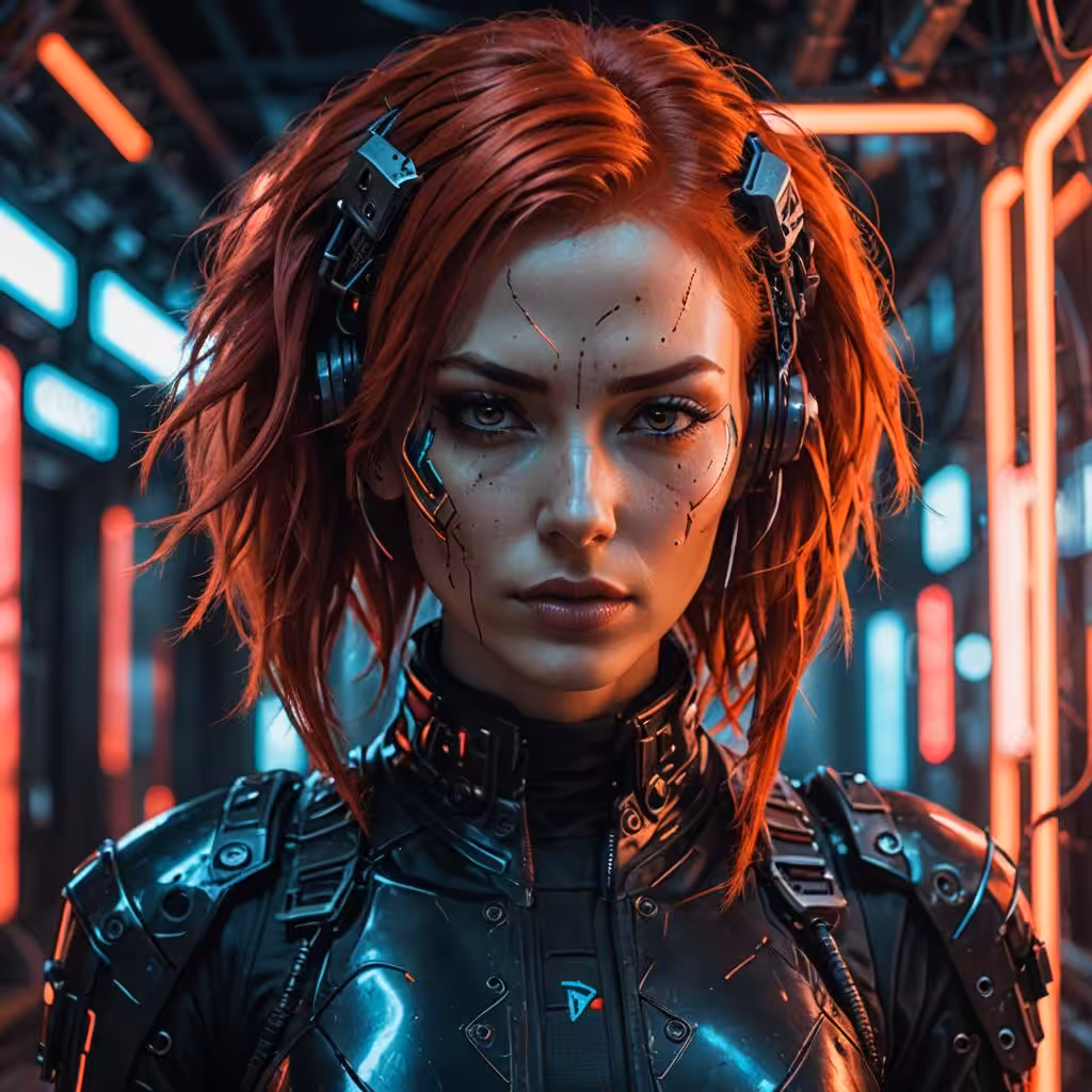 Cyberpunk Girl #028