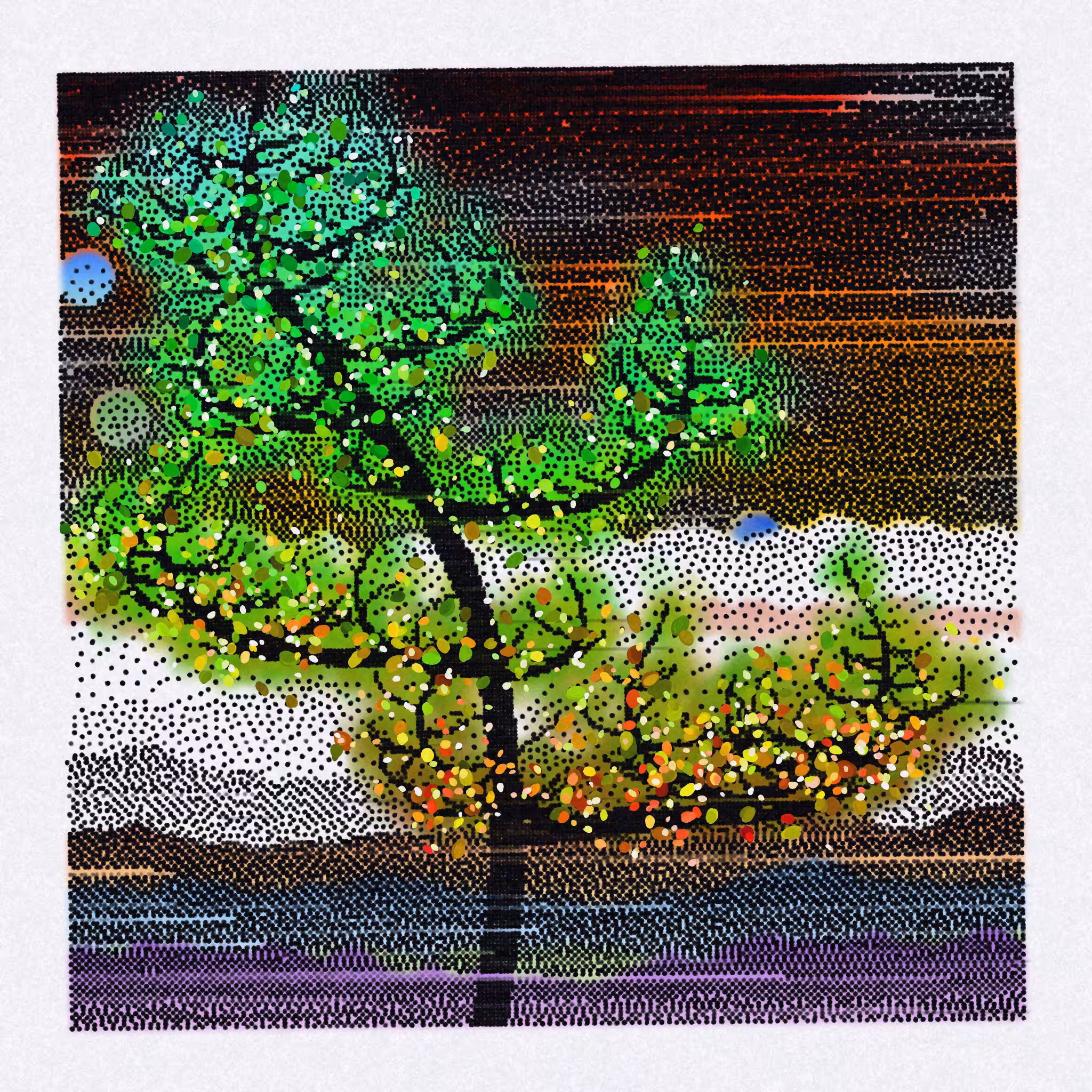 Dithered Branches #182