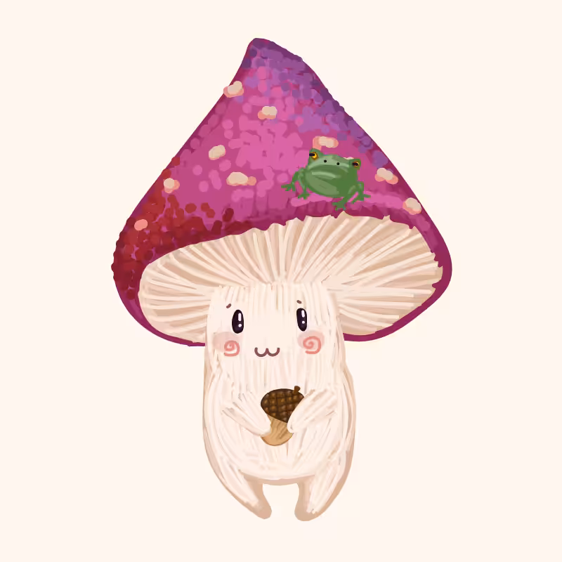 Cute Mushrooms Forest Guys #100