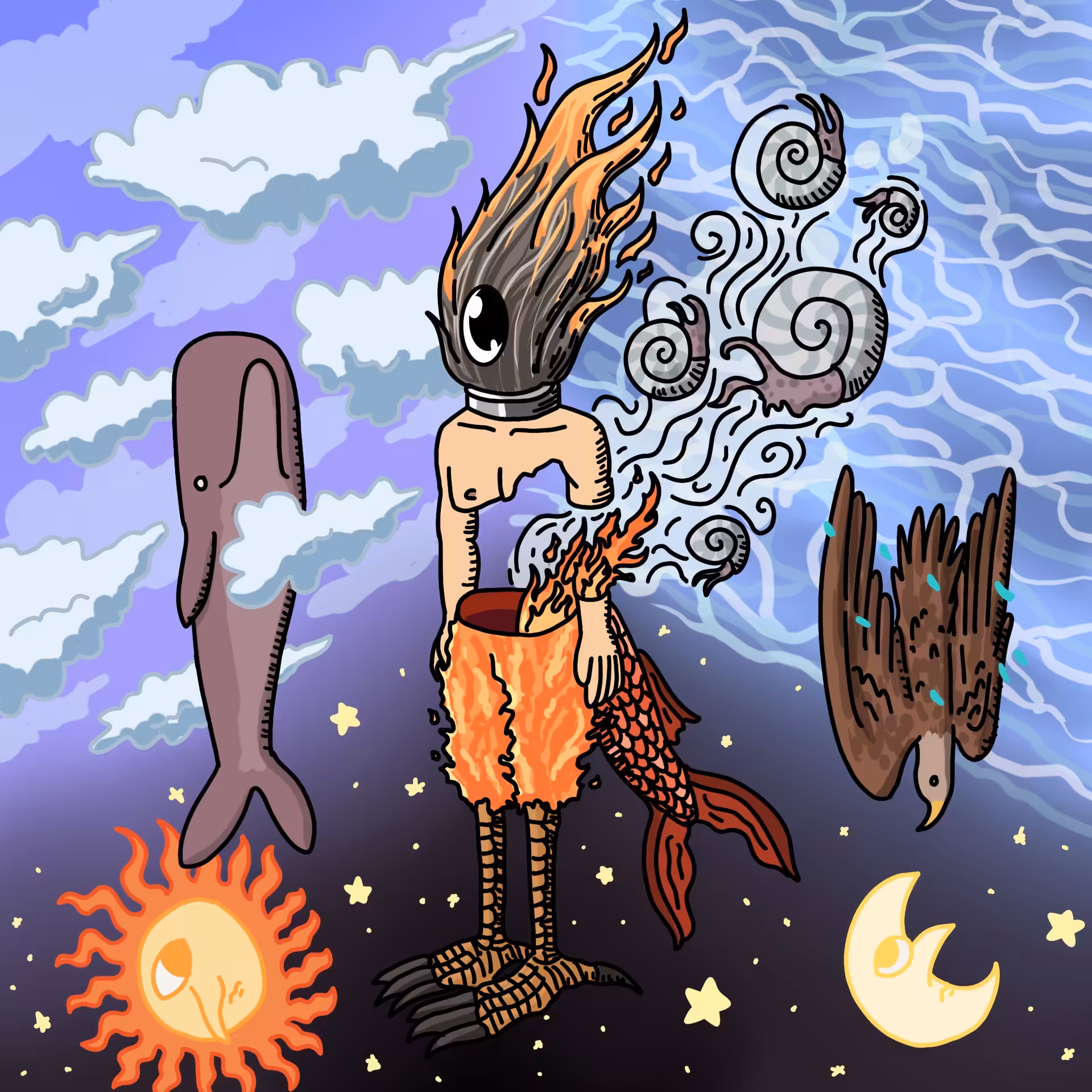 Surreal artist OEG