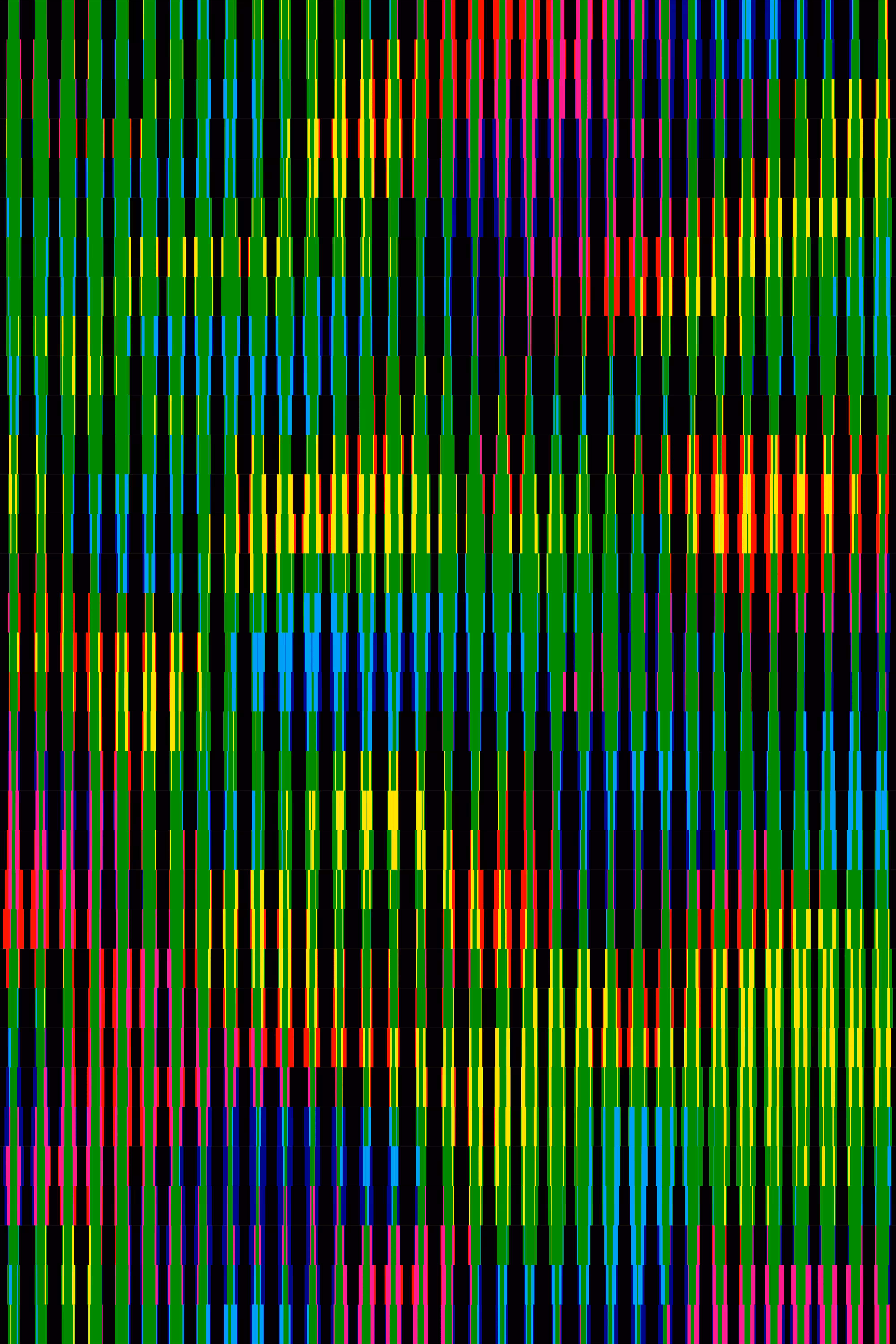 Three lines. Three Colours #13