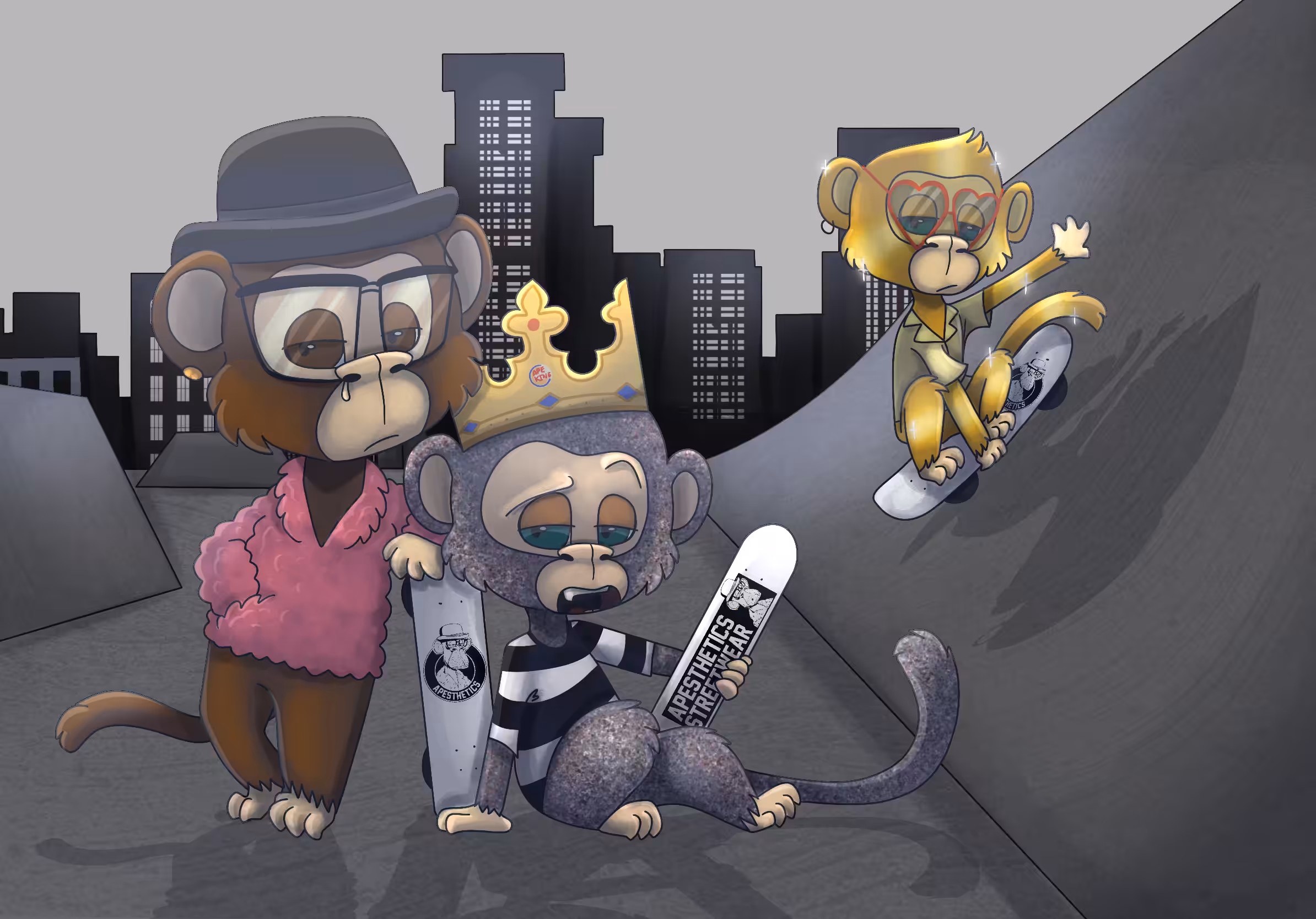 Ape Kidz Skate Gang