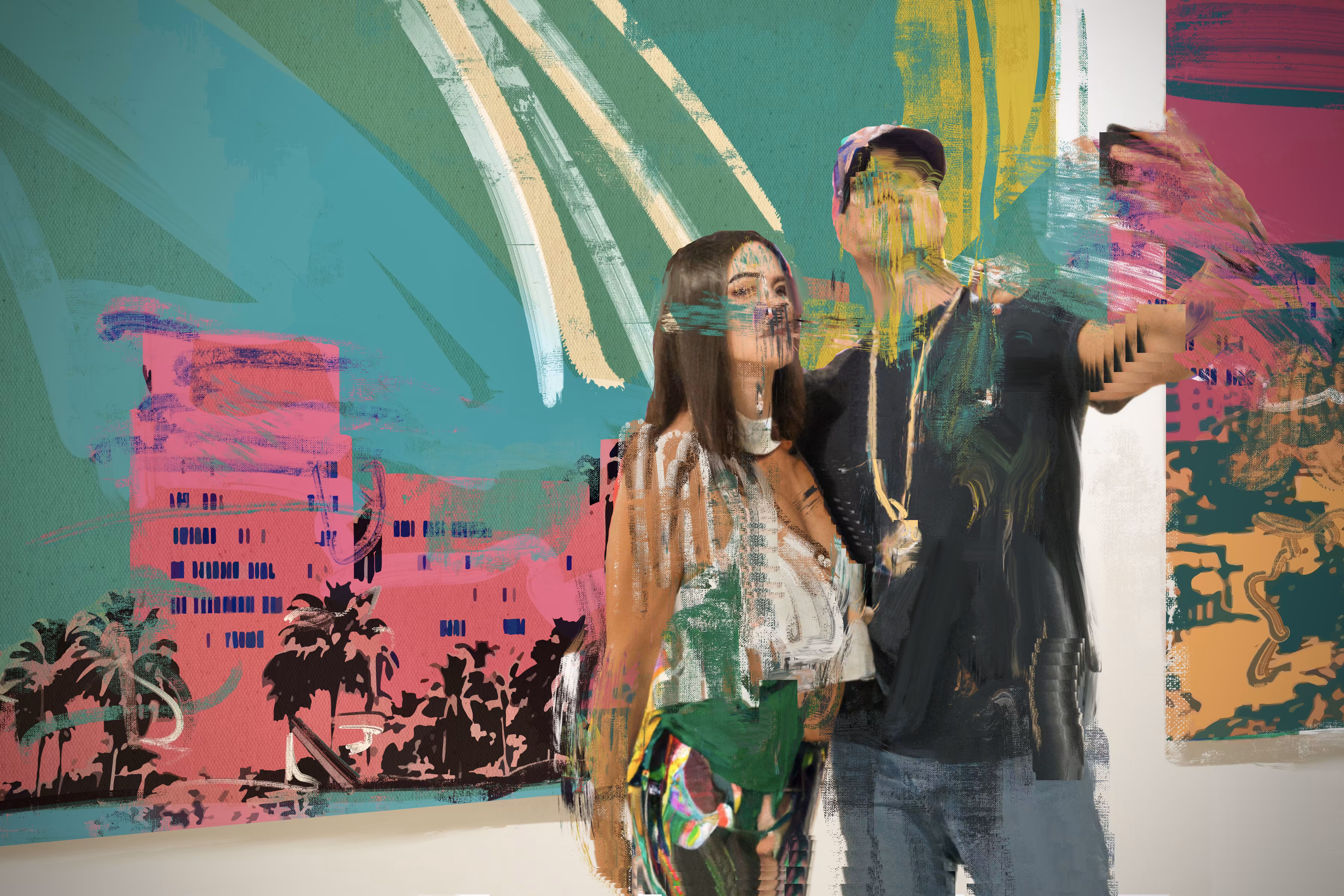 Art Basel Miami - Super Cool Couple