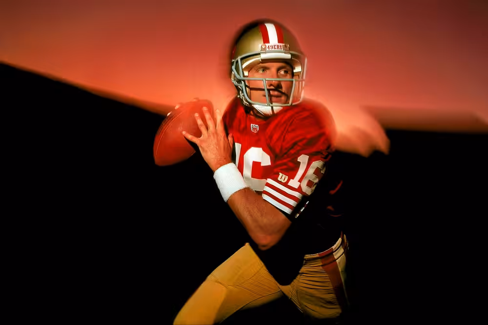 Joe Montana, Redwood City, CA 1991