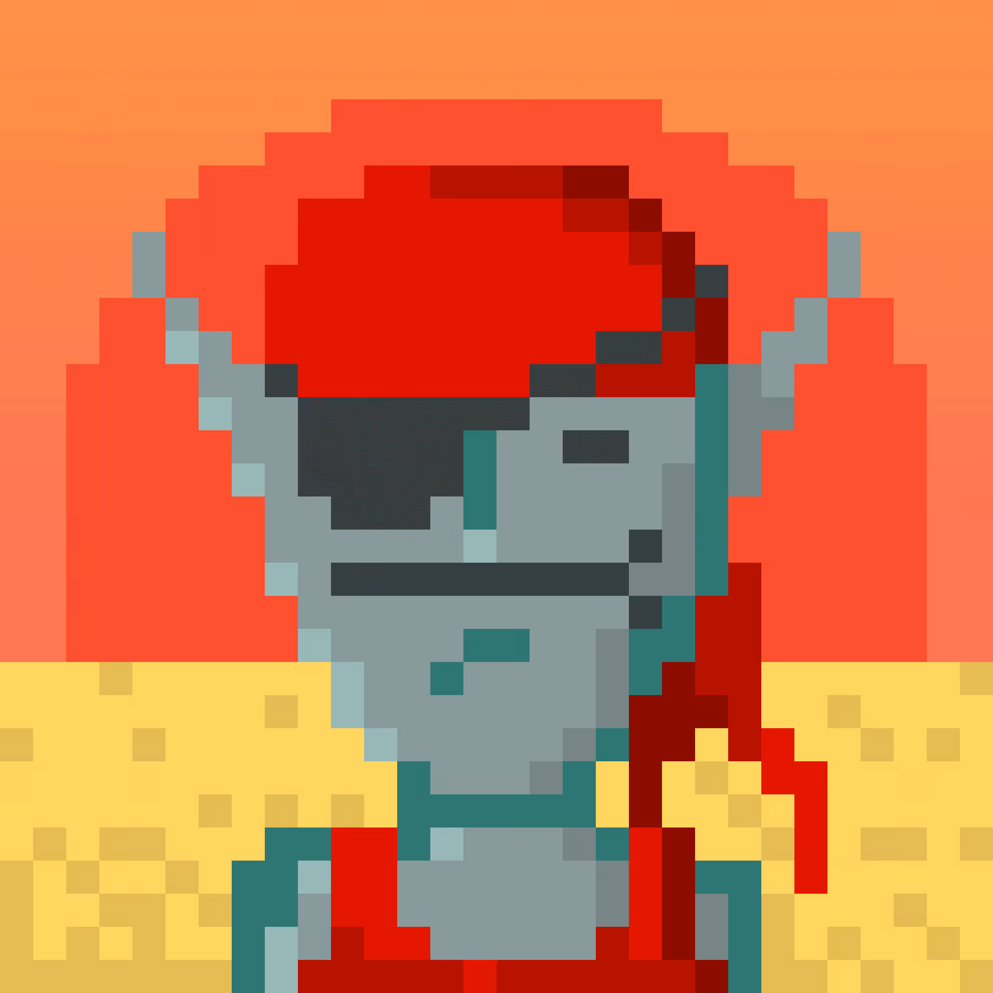 Pixel Head #S155
