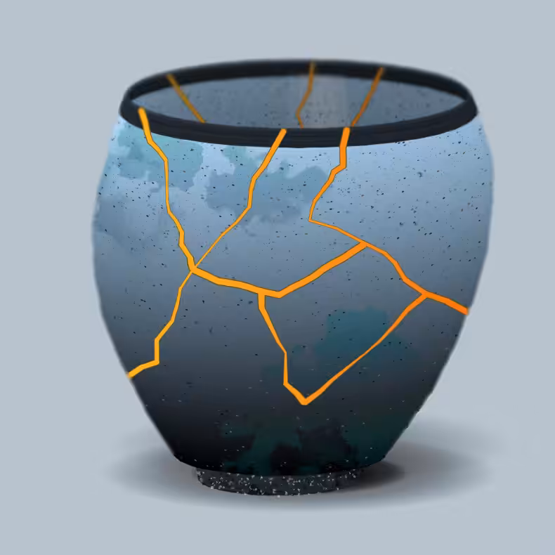 Kintsugi Pottery #15