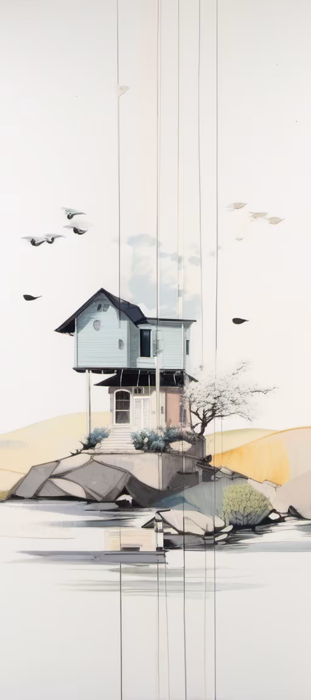 Tall Houses + Trees #6