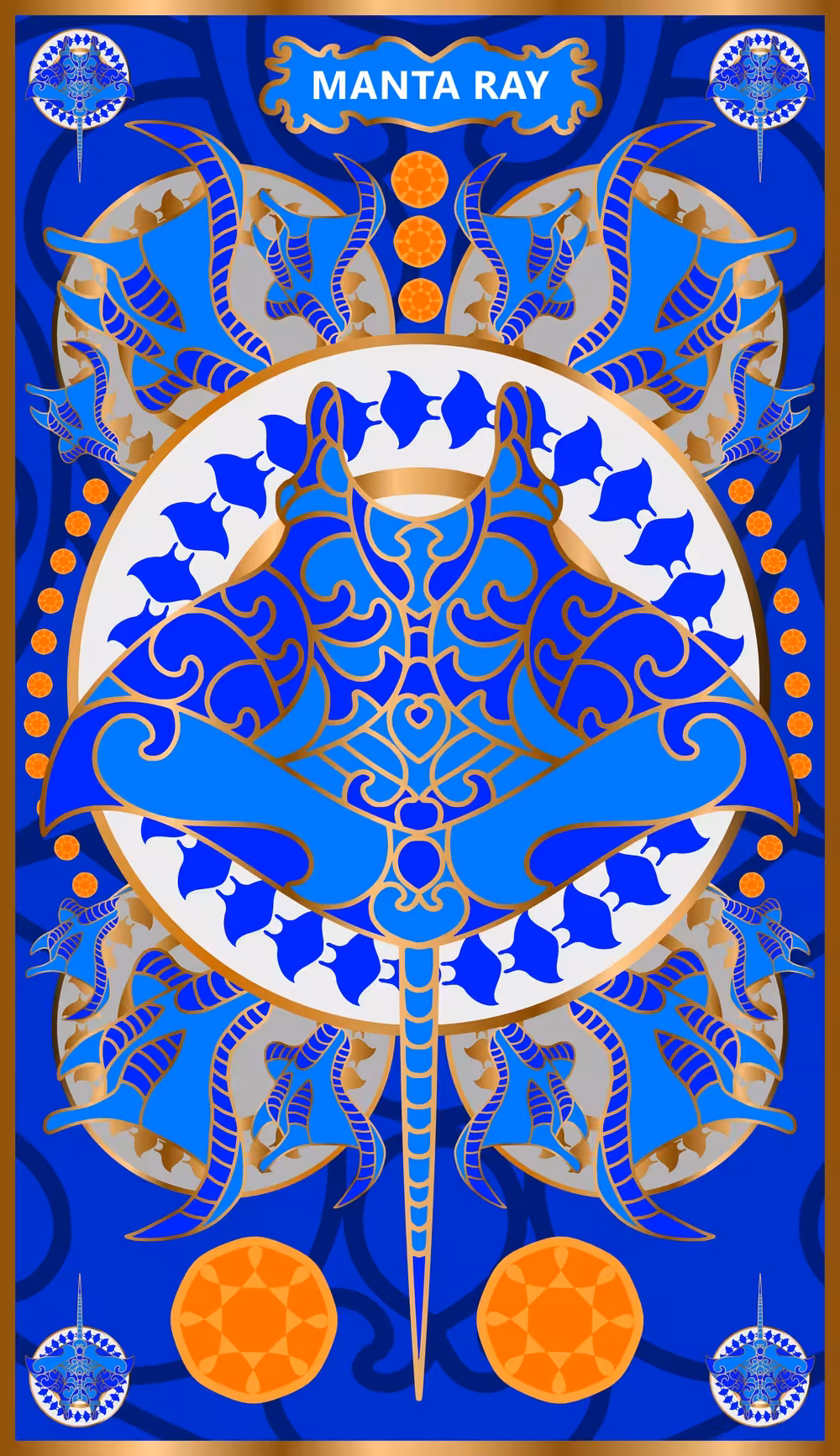 Fantastic Beast Manta Ray Vector Artwork