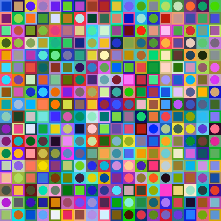 Square Dot Composition #221