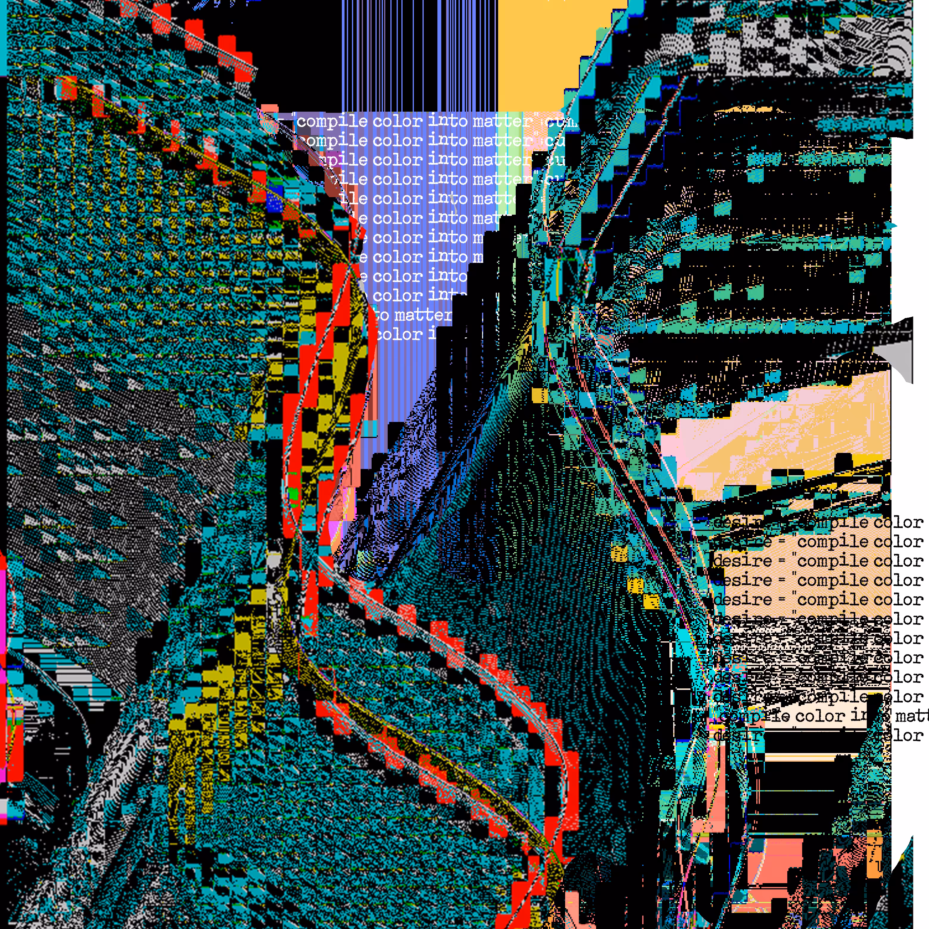 compile color into matter