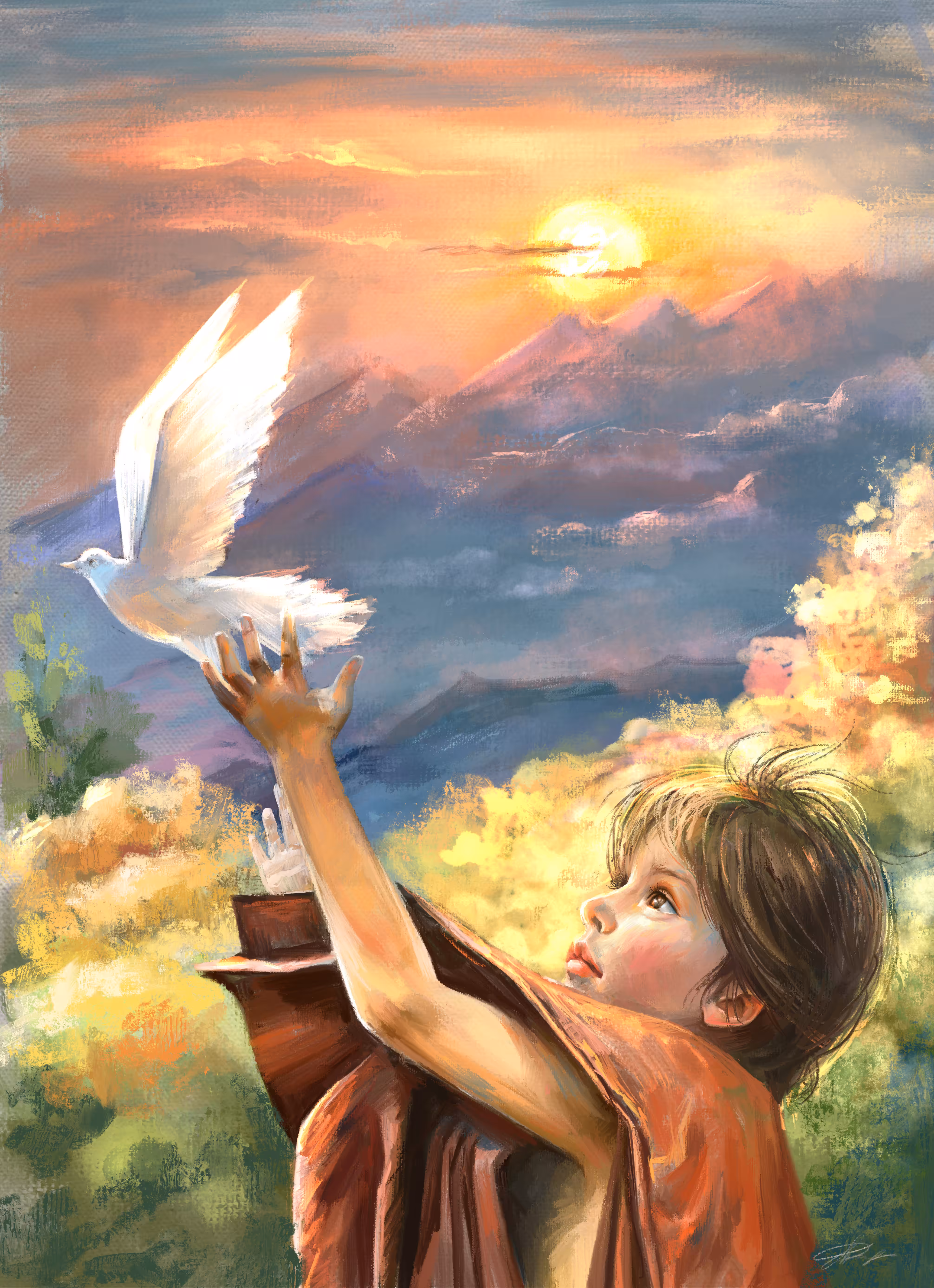 The Lonely White Dove